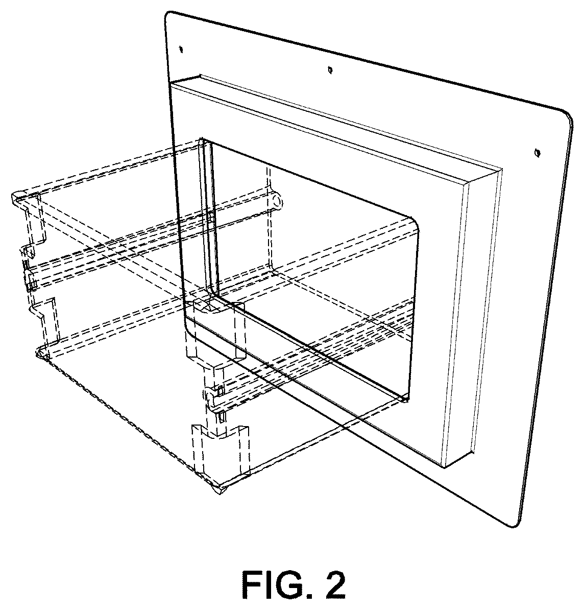 Patent USD1044740 Figure 2 – Electrical box