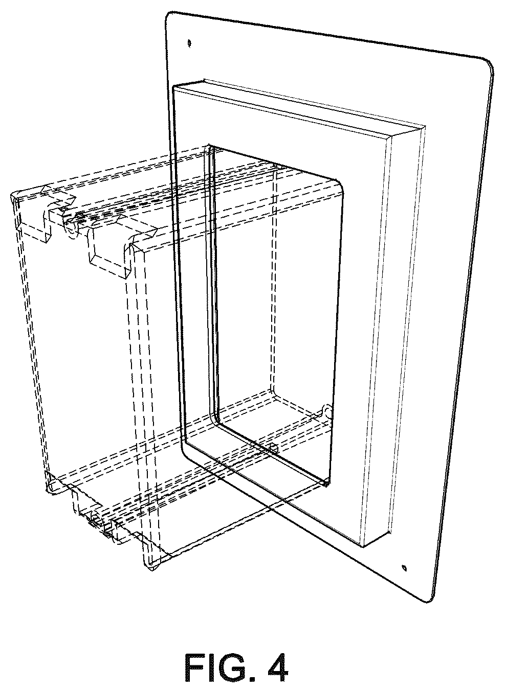 Patent USD1044740 Figure 4 – Electrical box