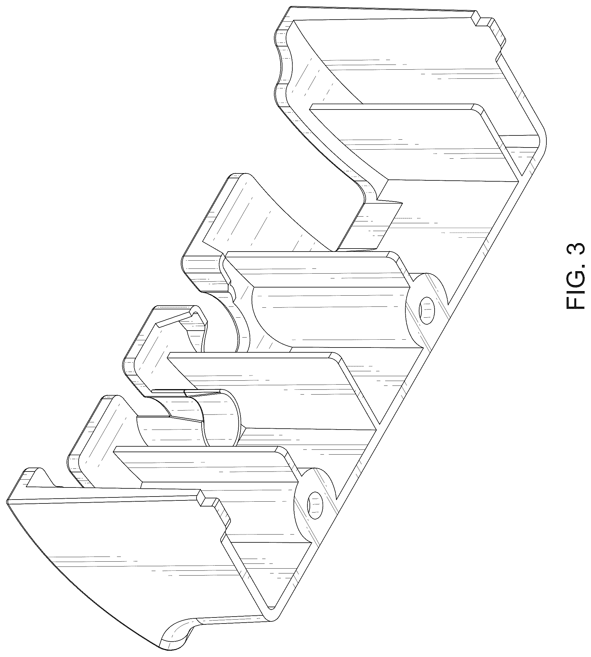 Patent USD1044742 Figure 3 – Cable cover
