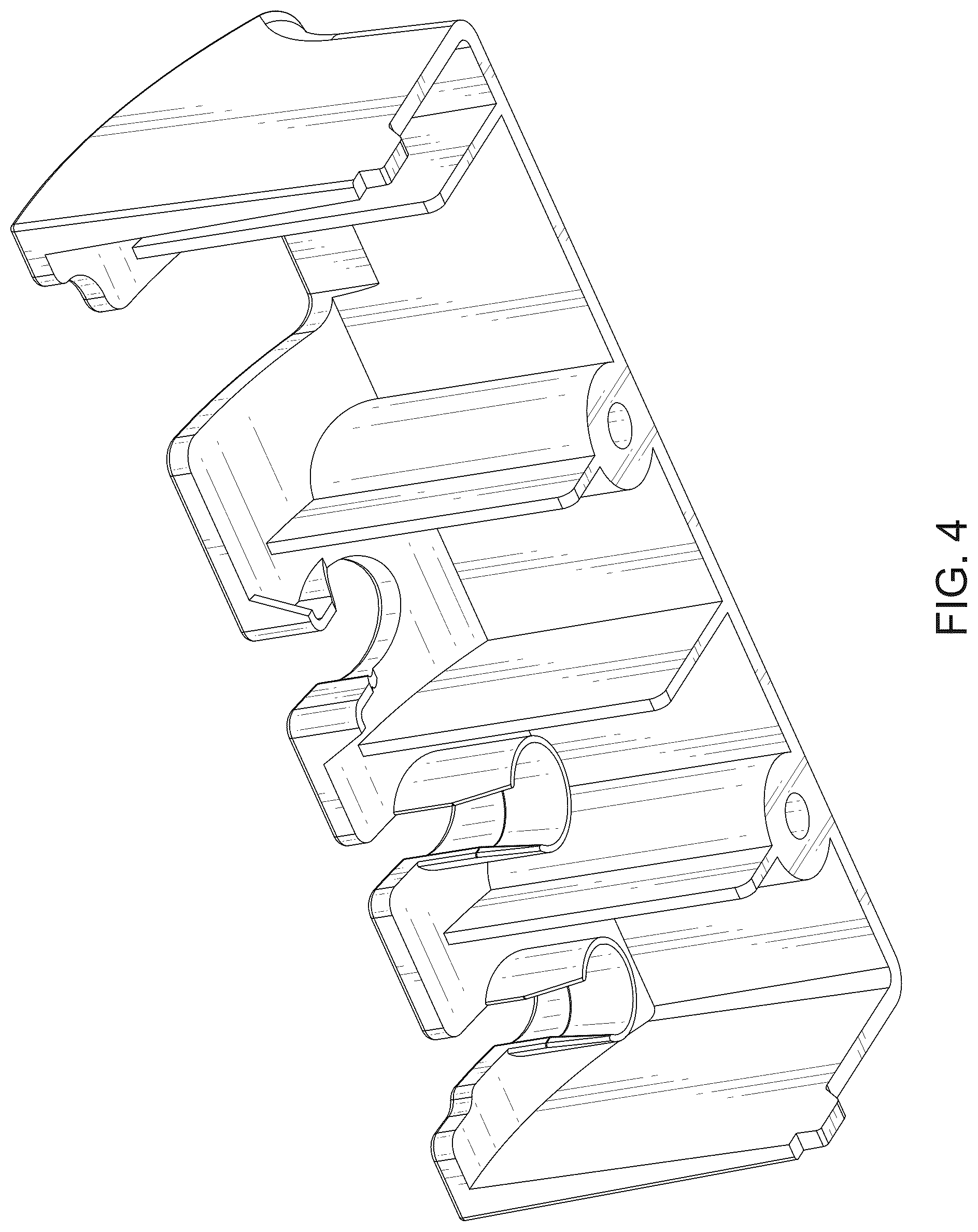 Patent USD1044742 Figure 4 – Cable cover