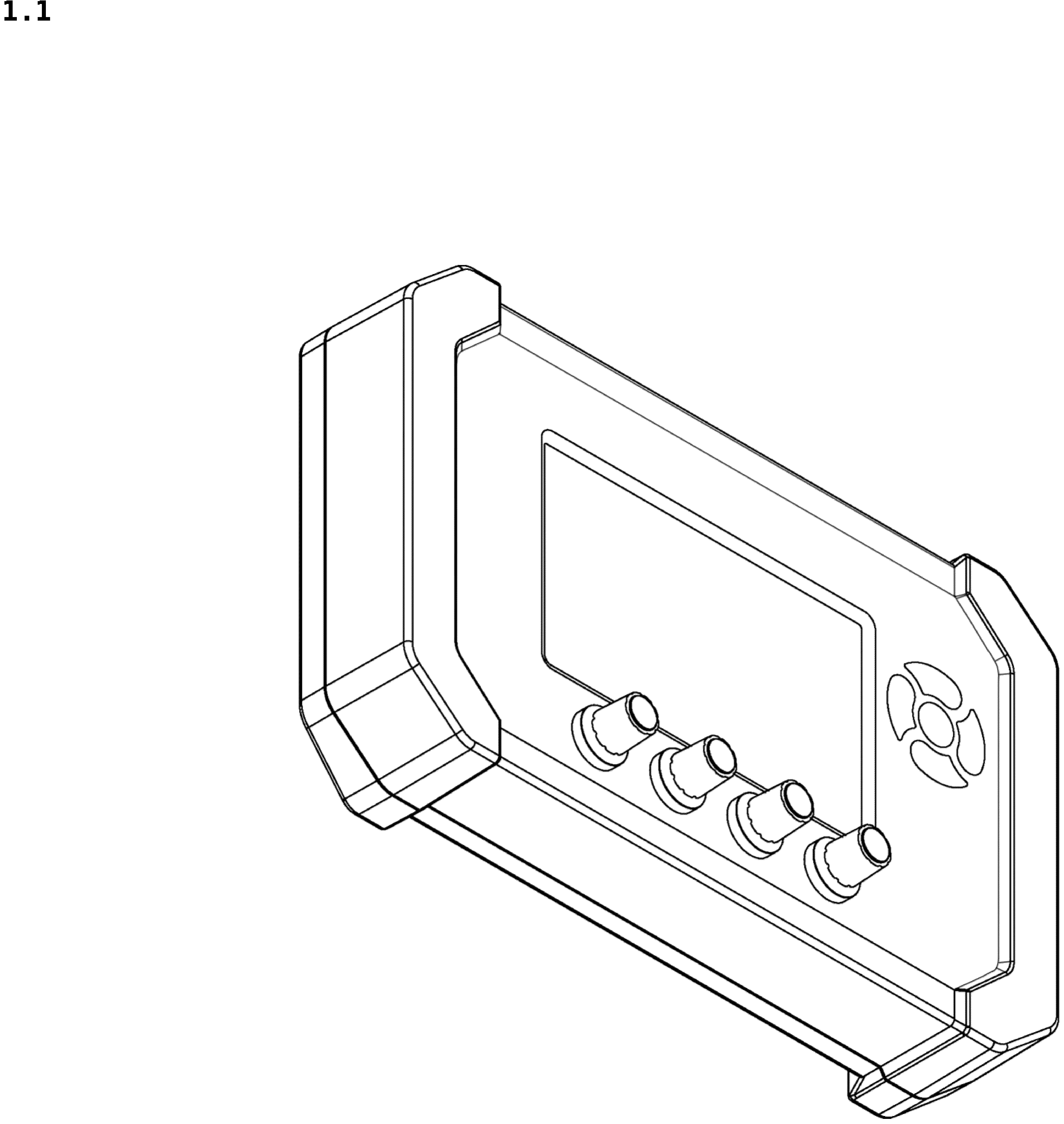 Patent USD1044747 Figure 1 – Control panel for stage lightings