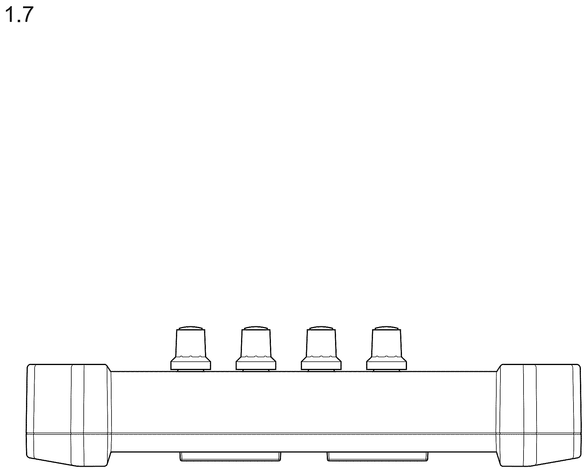 Patent USD1044747 Figure 7 – Control panel for stage lightings