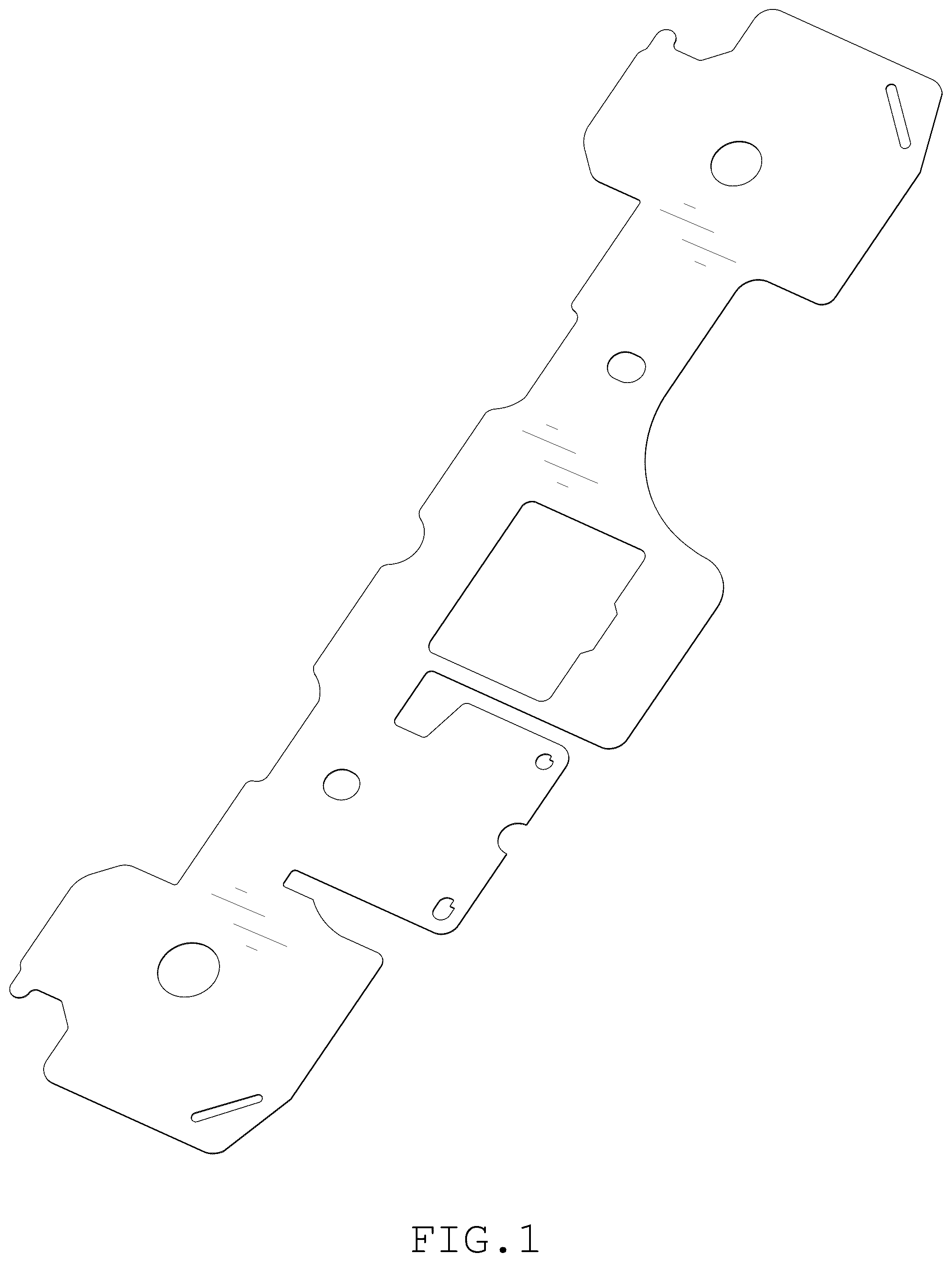 Patent USD1044752 Figure 1 – Flexible printed circuit board for game controllers