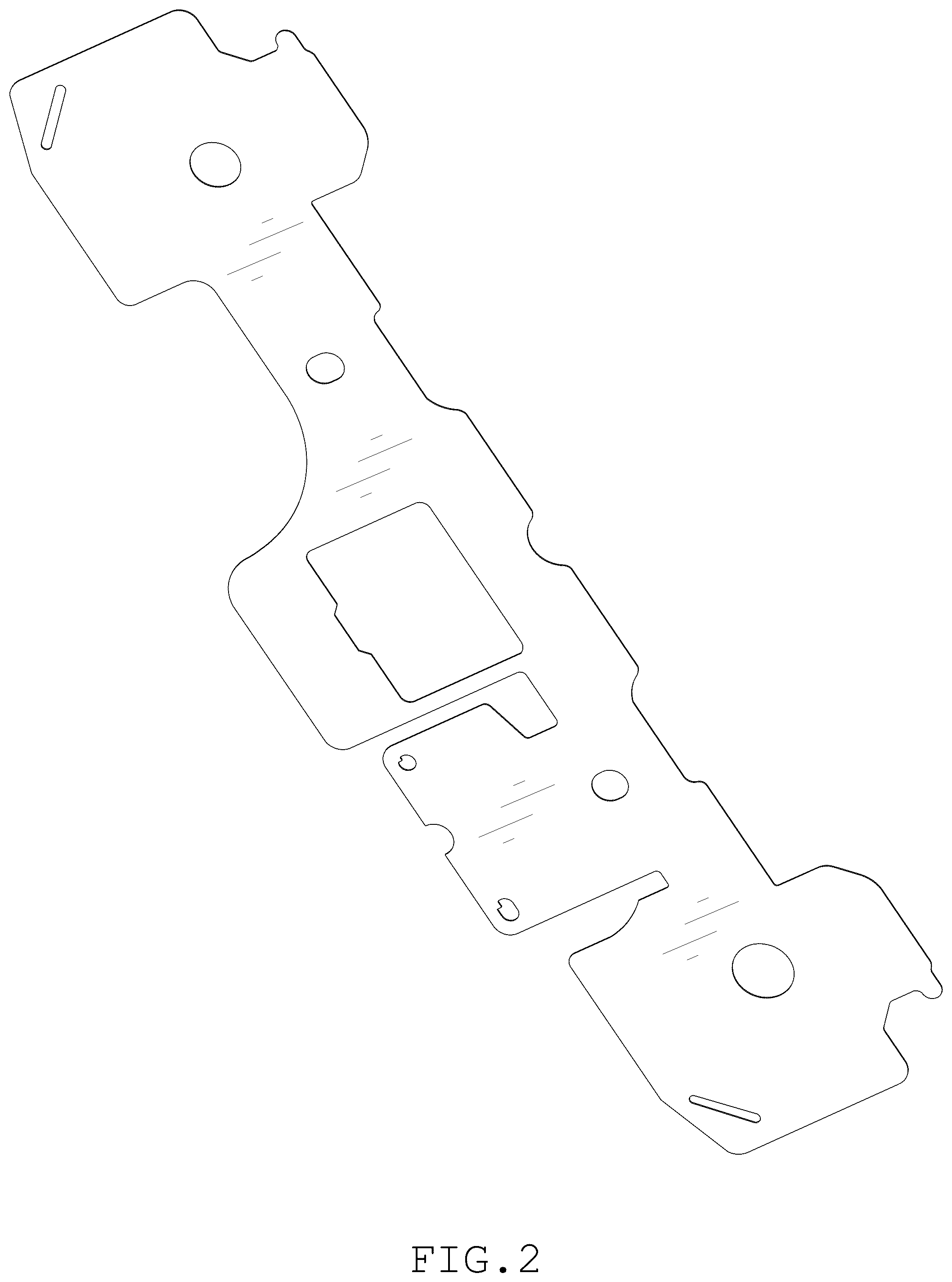 Patent USD1044752 Figure 2 – Flexible printed circuit board for game controllers