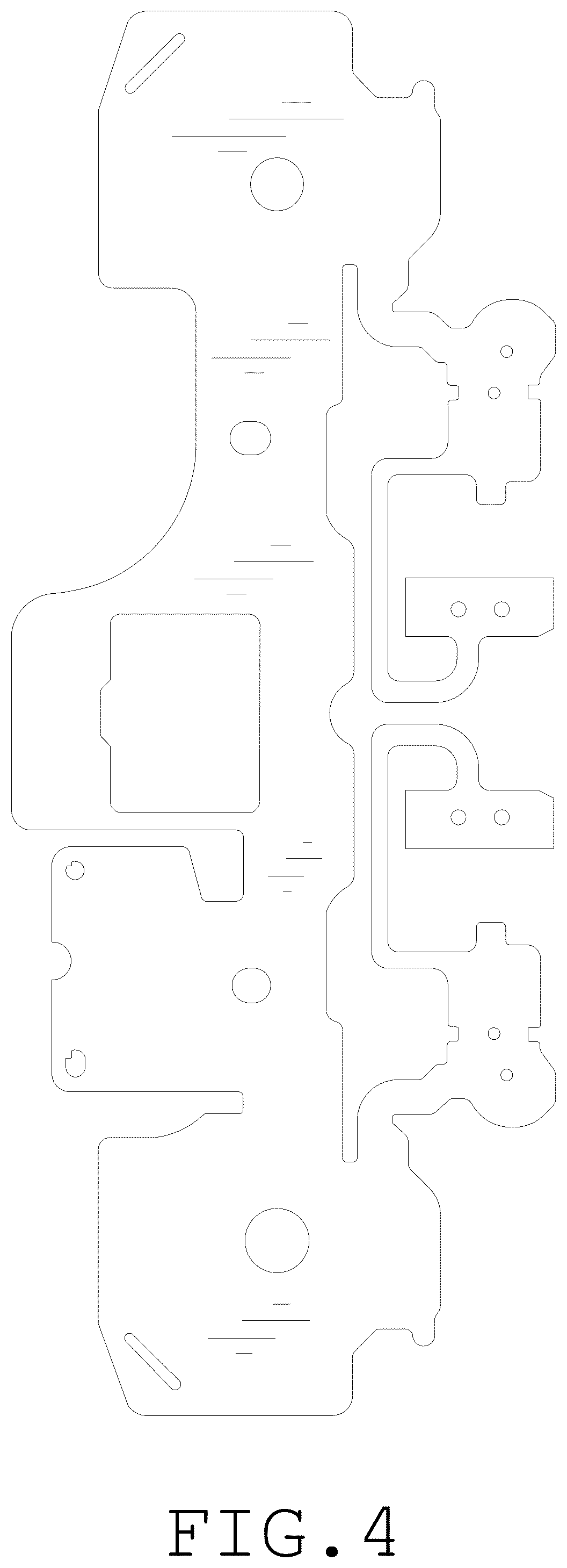 Patent USD1044753 Figure 4 – Flexible printed circuit board for game controllers