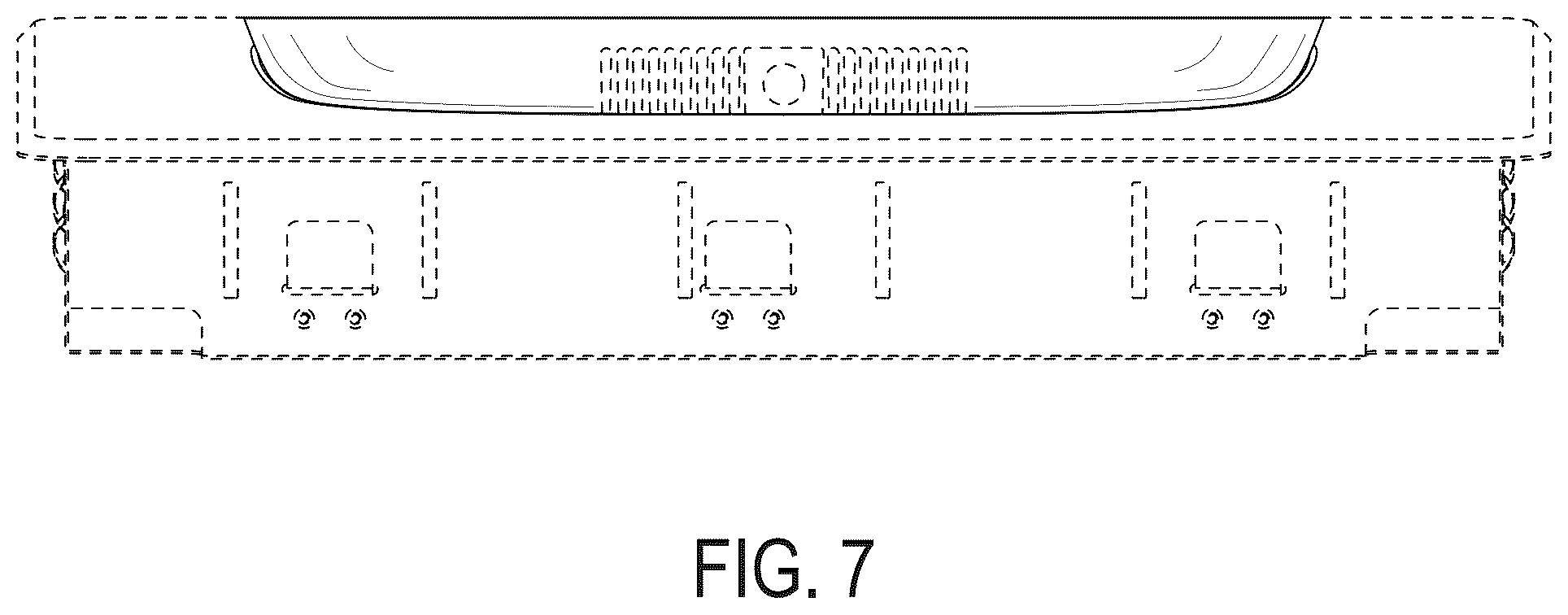 Patent USD1044758 Figure 7 – Intercom display screen for recessed mount