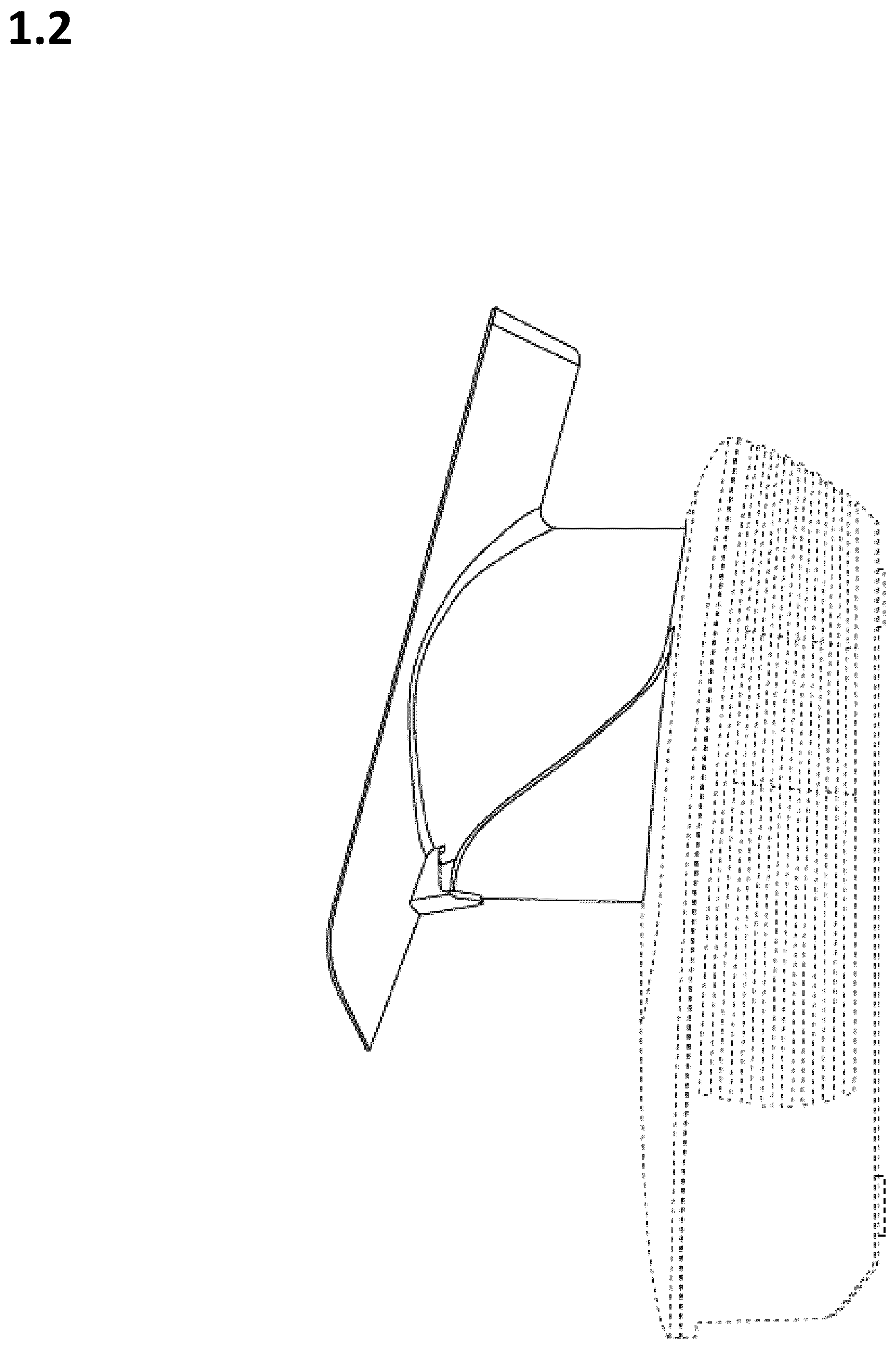 Patent USD1044759 Figure 2 – Support for scanner