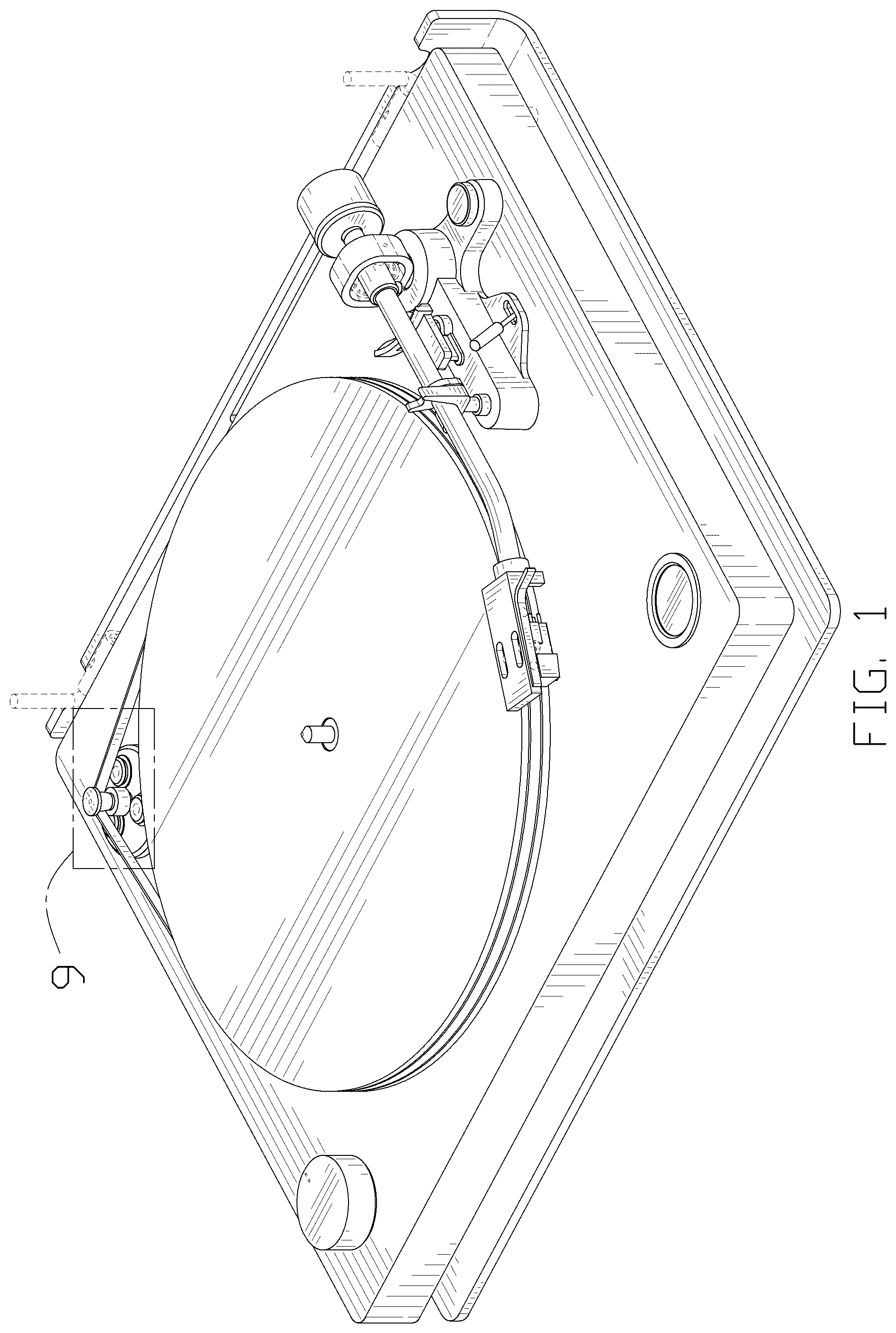 Patent USD1044761 Figure 1 – Turntable