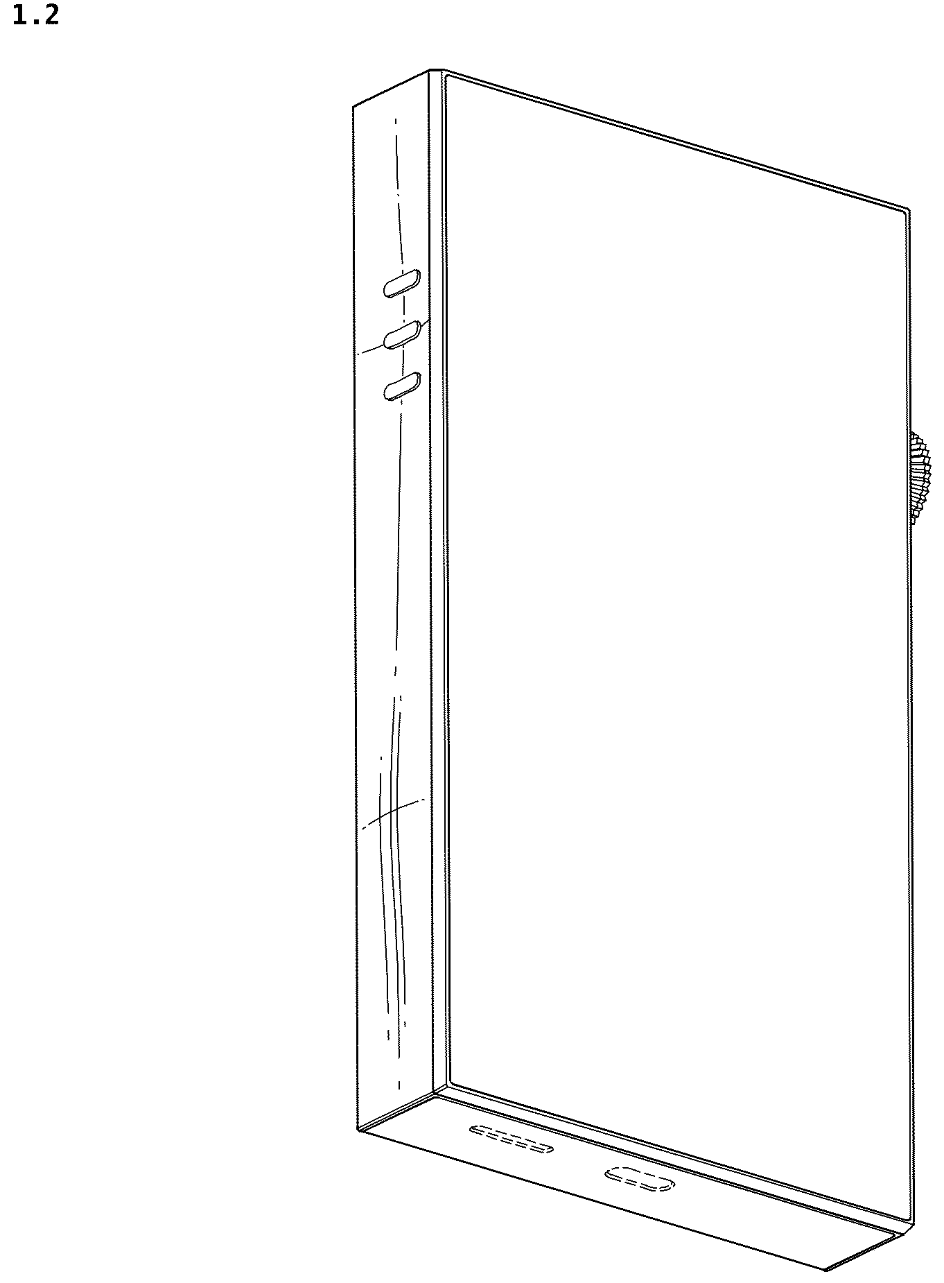 Patent USD1044762 Figure 2 – Digital audio player