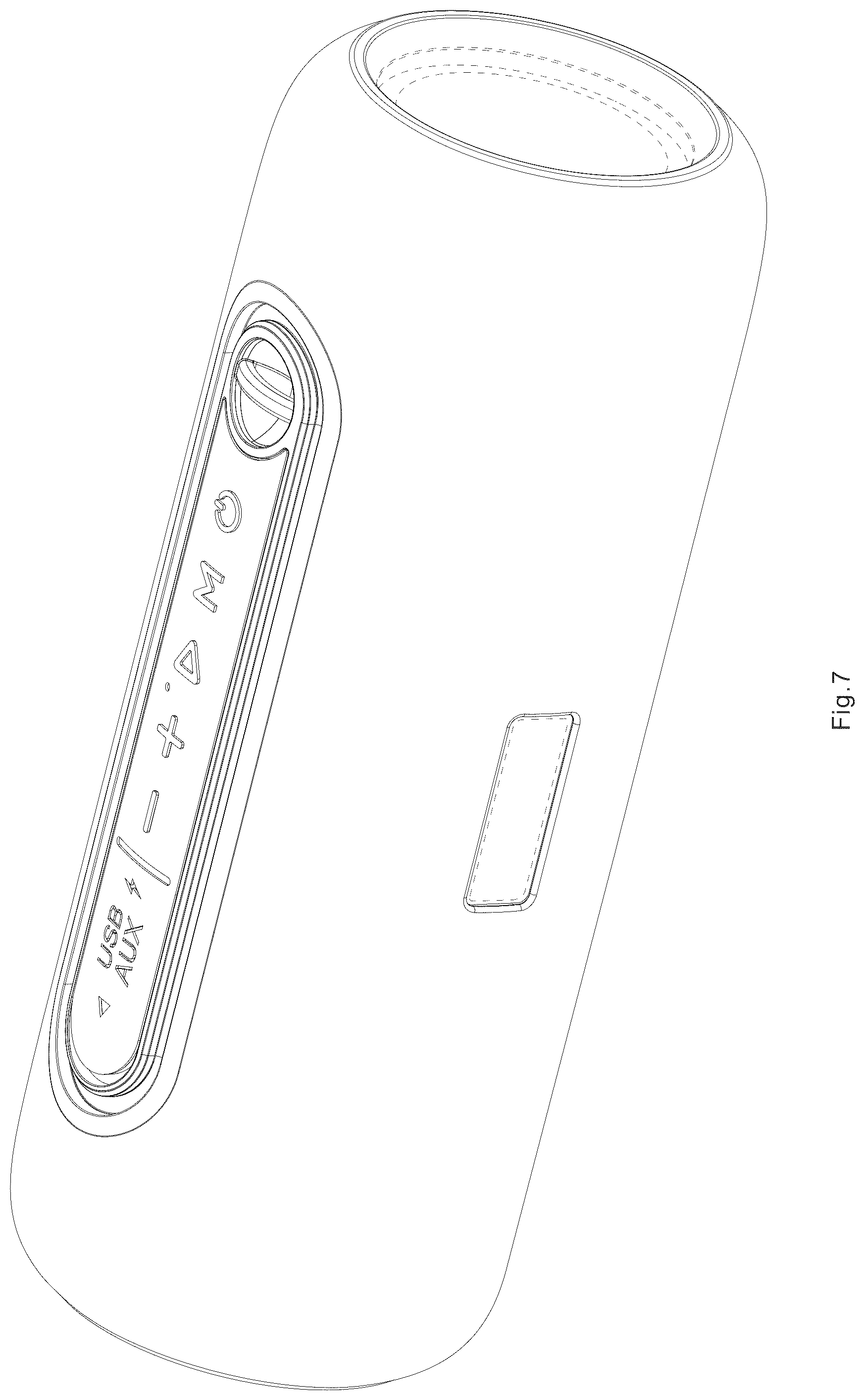 Patent USD1044764 Figure 6 – Audio player