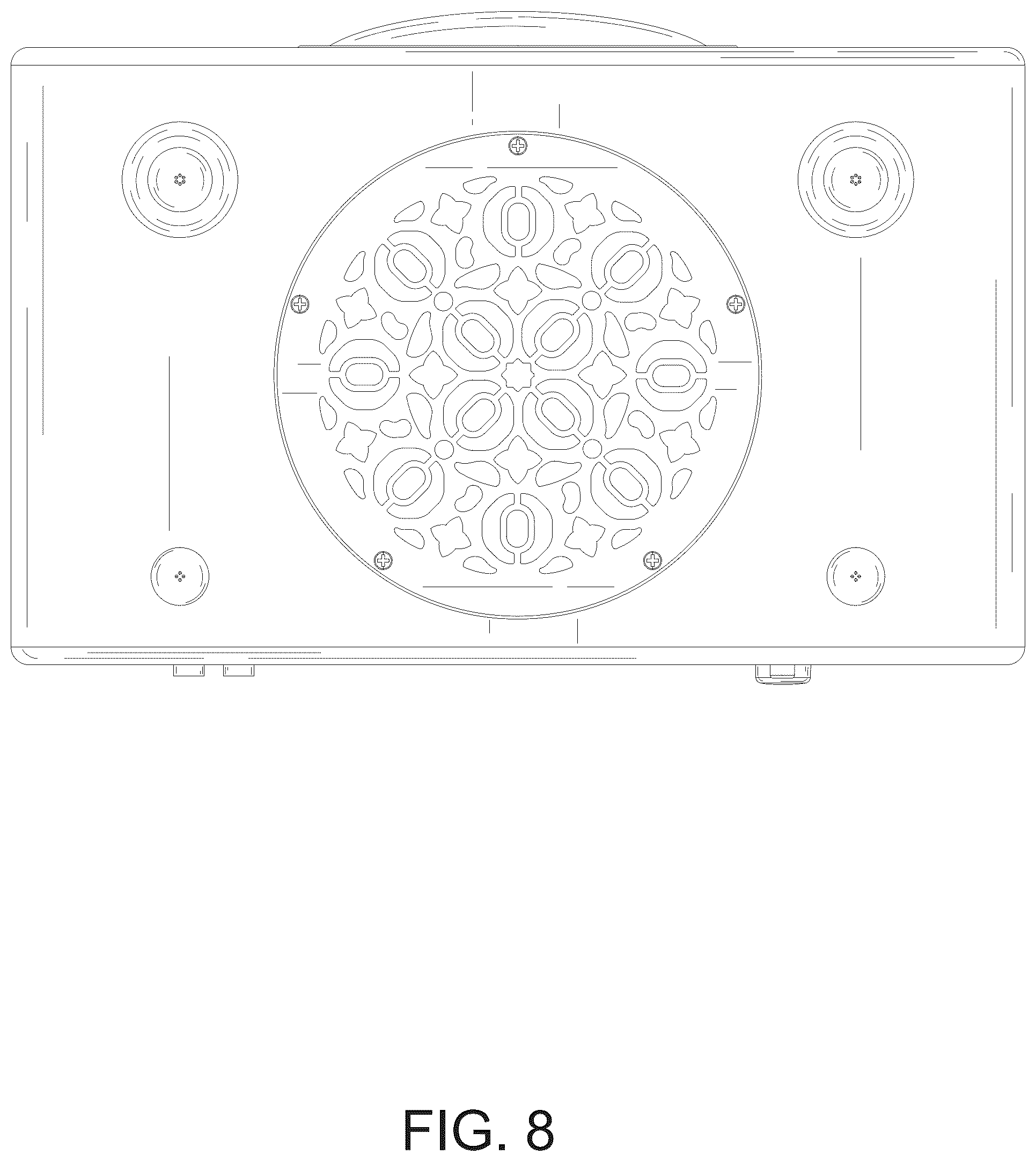 Patent USD1044765 Figure 8 – Ferrofluid speaker