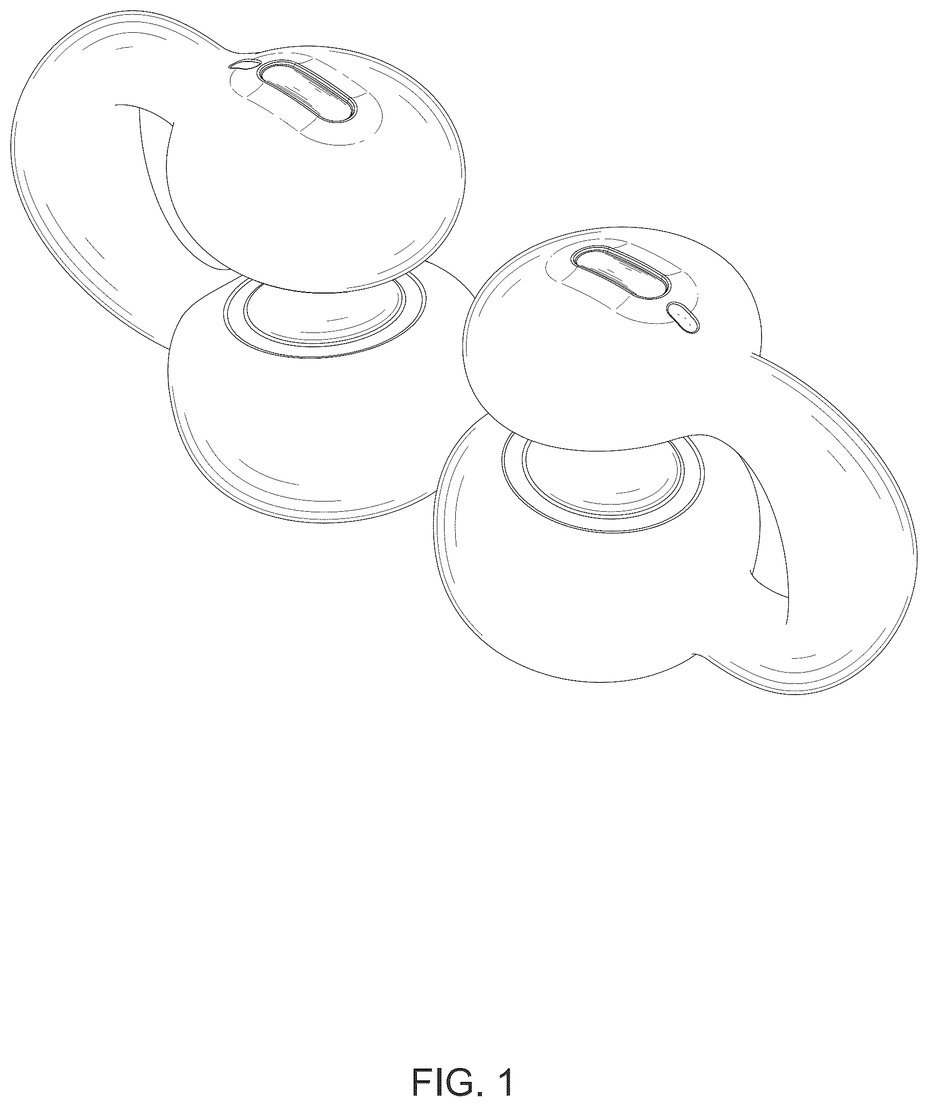 Patent USD1044766 Figure 1 – Ear clip headphone