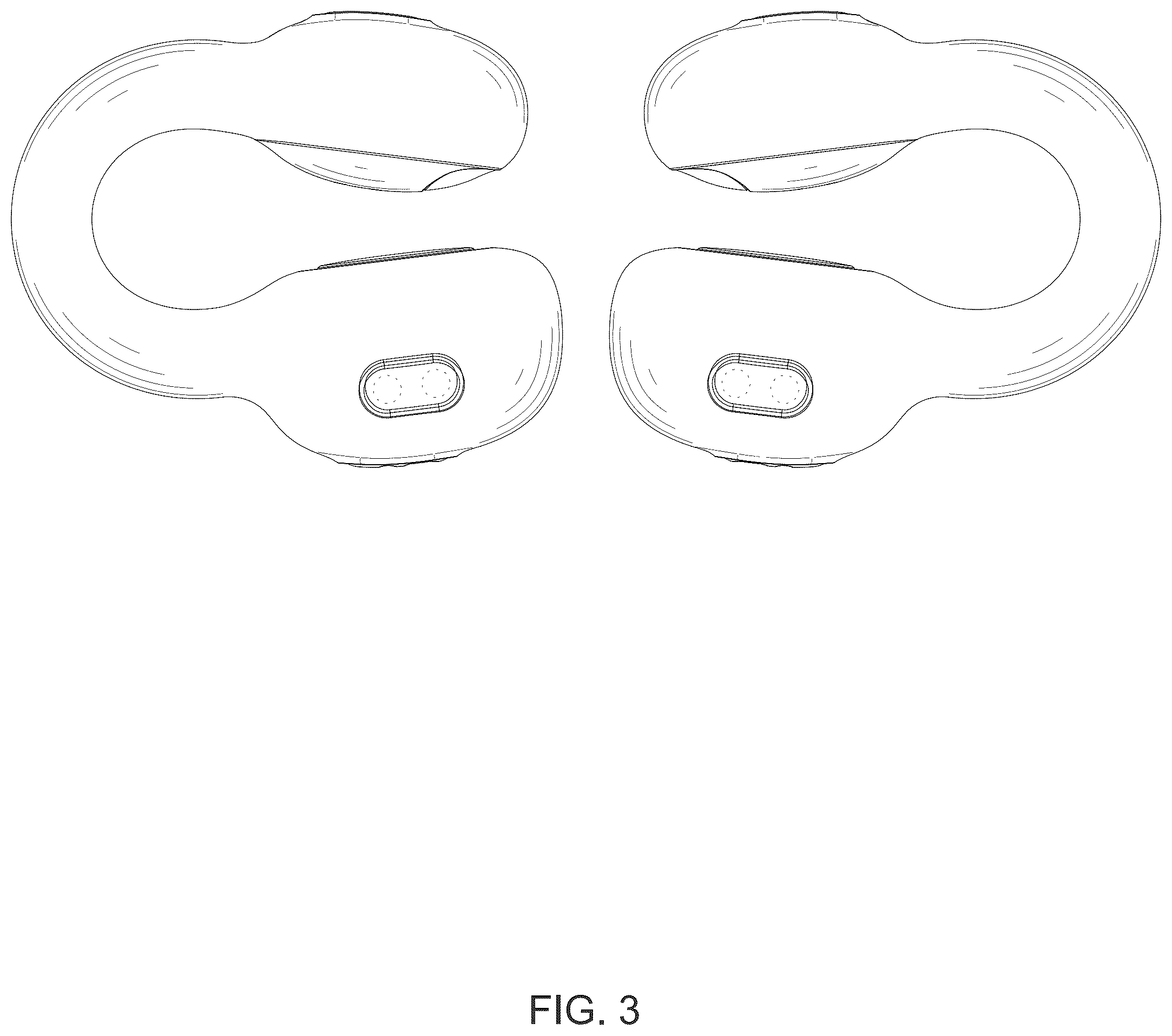 Patent USD1044766 Figure 3 – Ear clip headphone