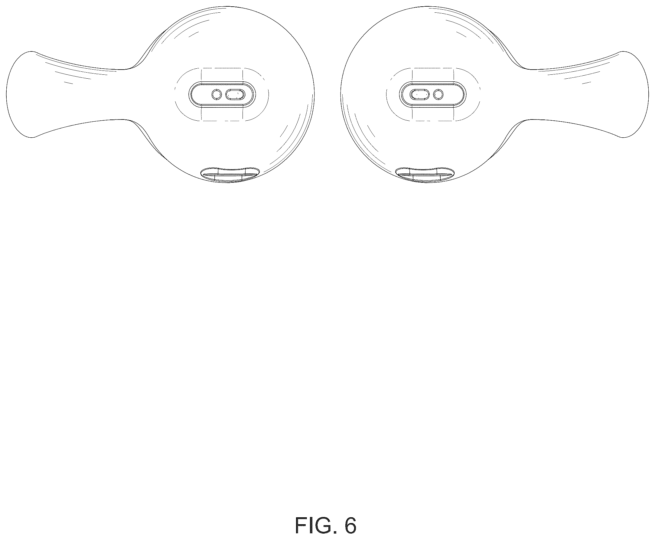 Patent USD1044766 Figure 6 – Ear clip headphone