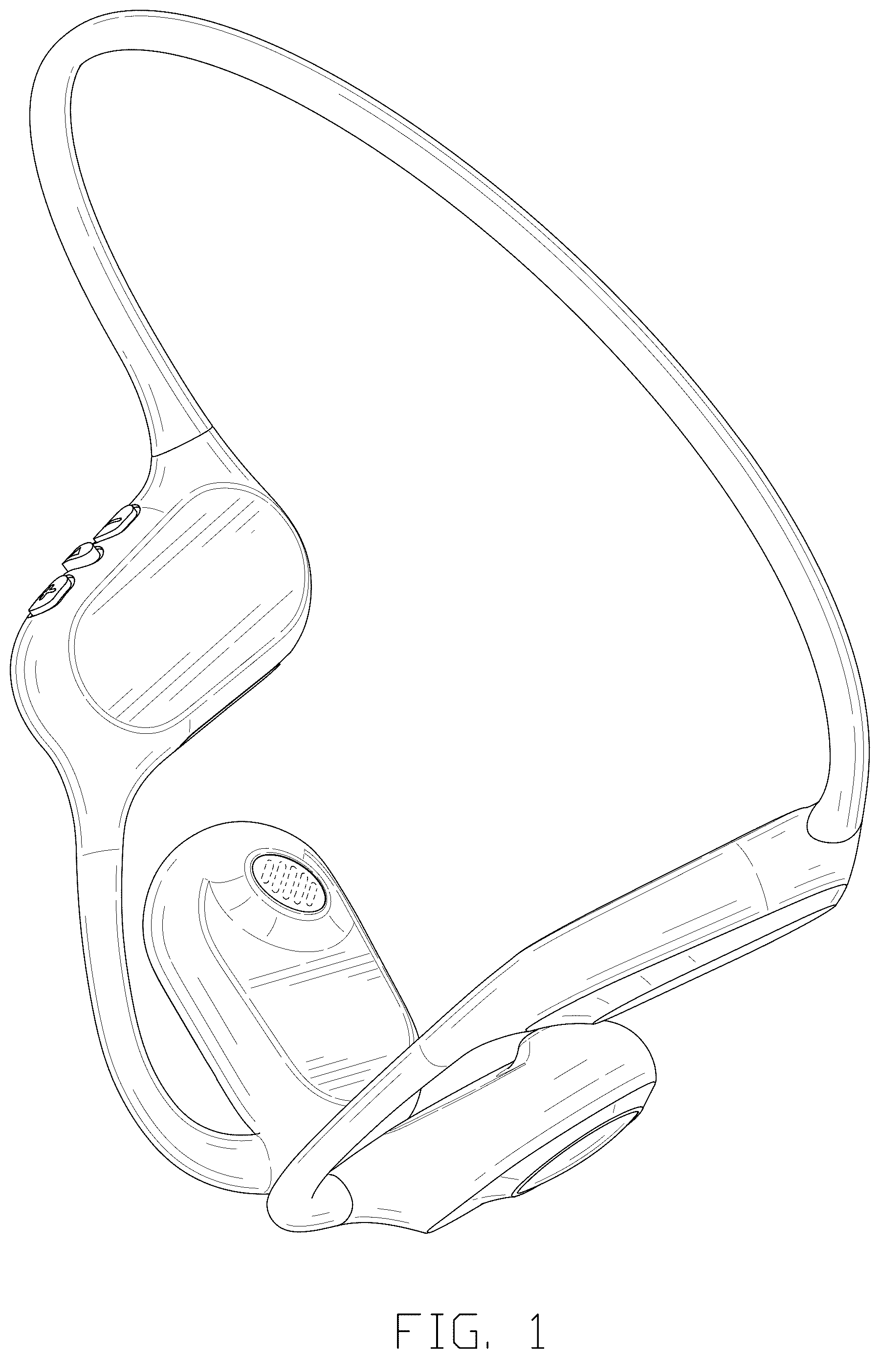 Patent USD1044767 — Earphone — Figure 1