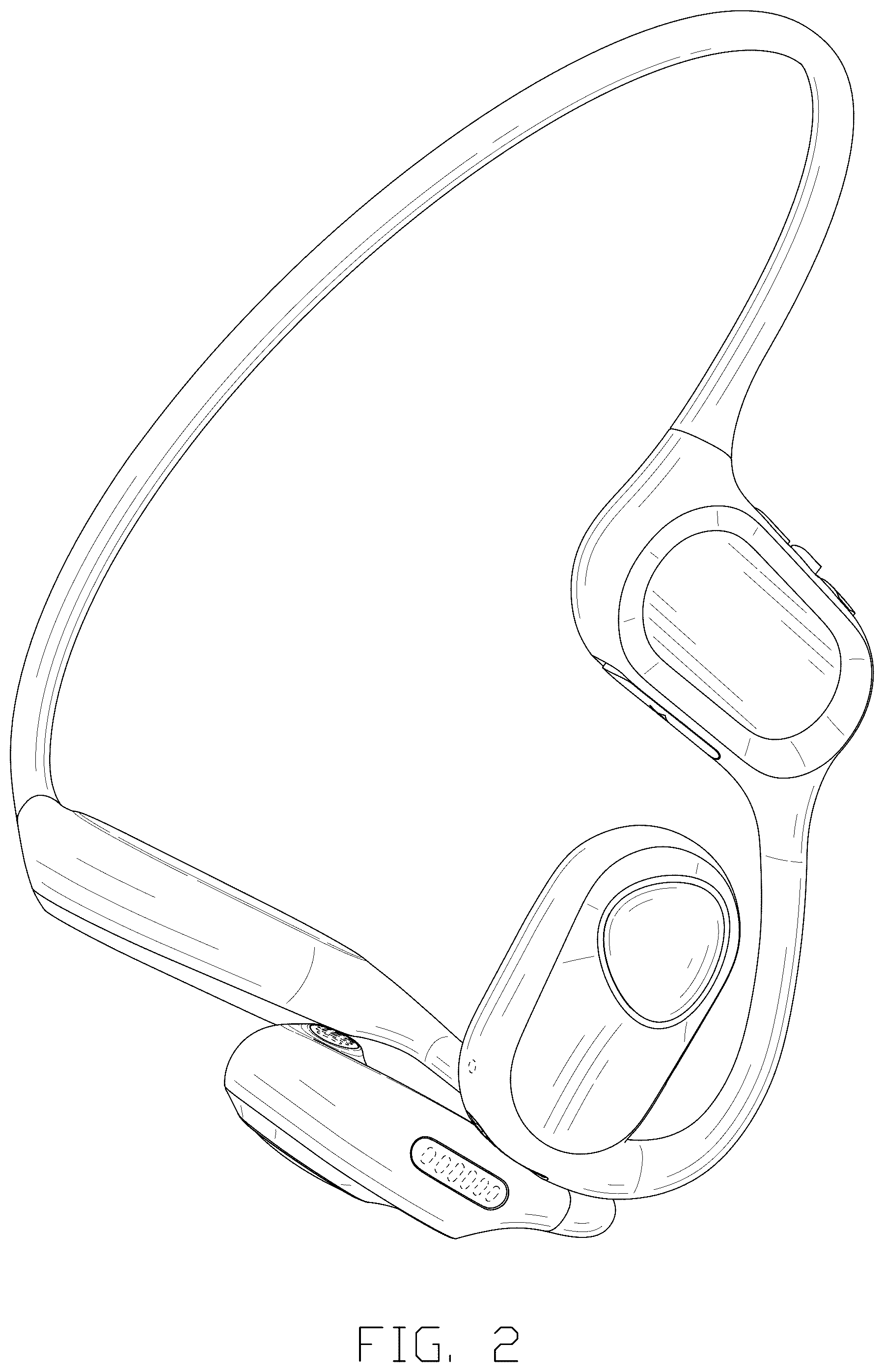 Patent USD1044767 Figure 2 – Earphone