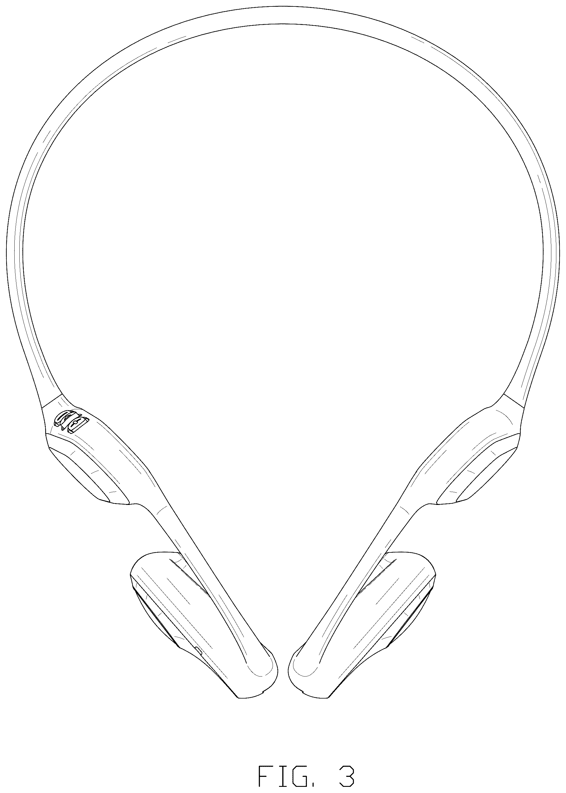 Patent USD1044767 Figure 3 – Earphone