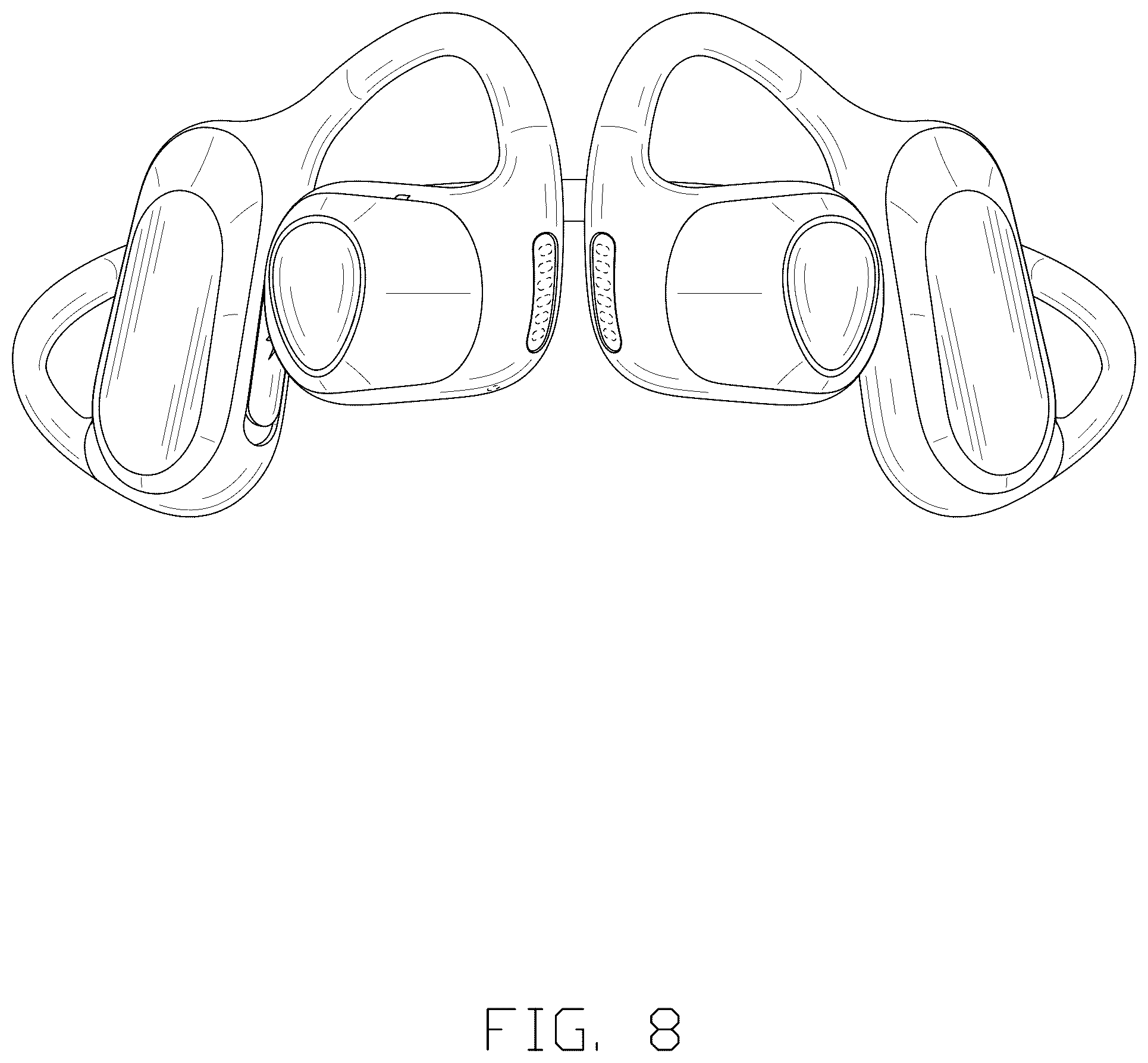 Patent USD1044767 Figure 8 – Earphone