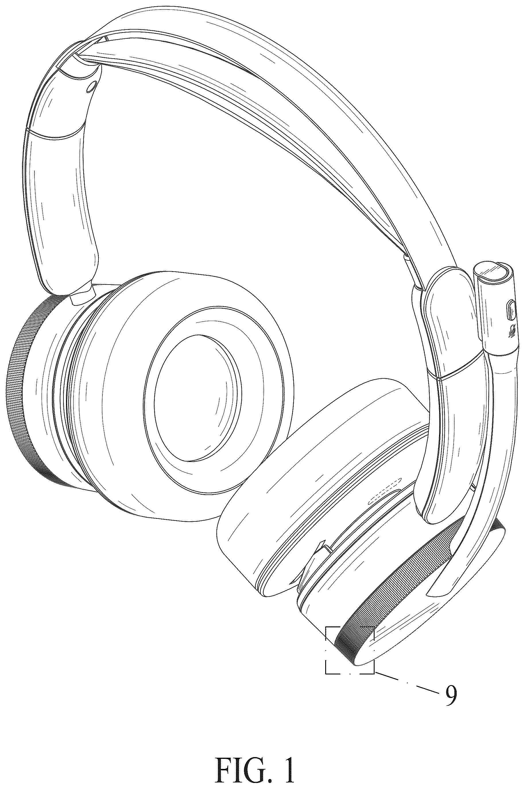 Patent USD1044769 — Headphone — Figure 1