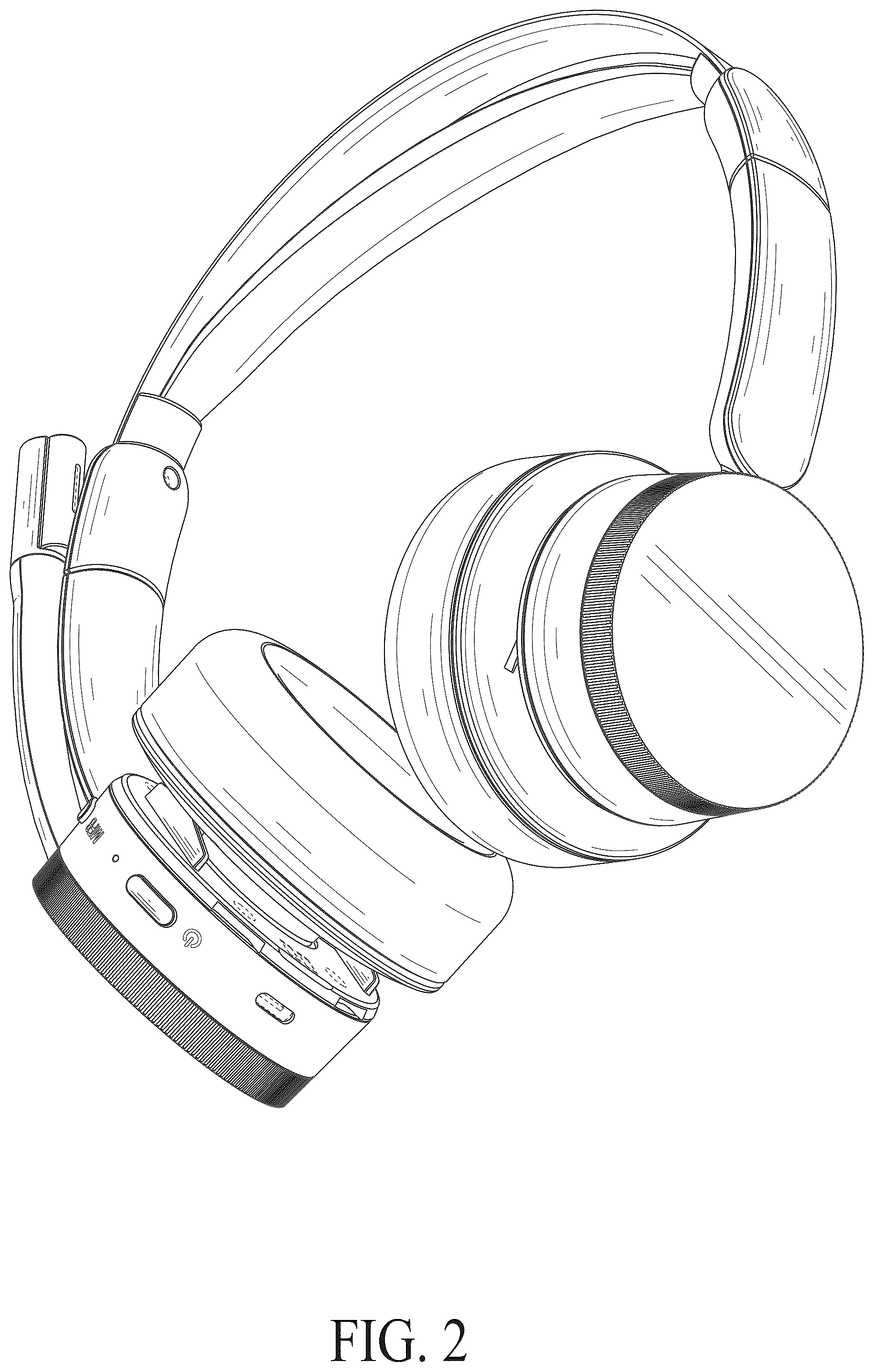 Patent USD1044769 Figure 2 – Headphone