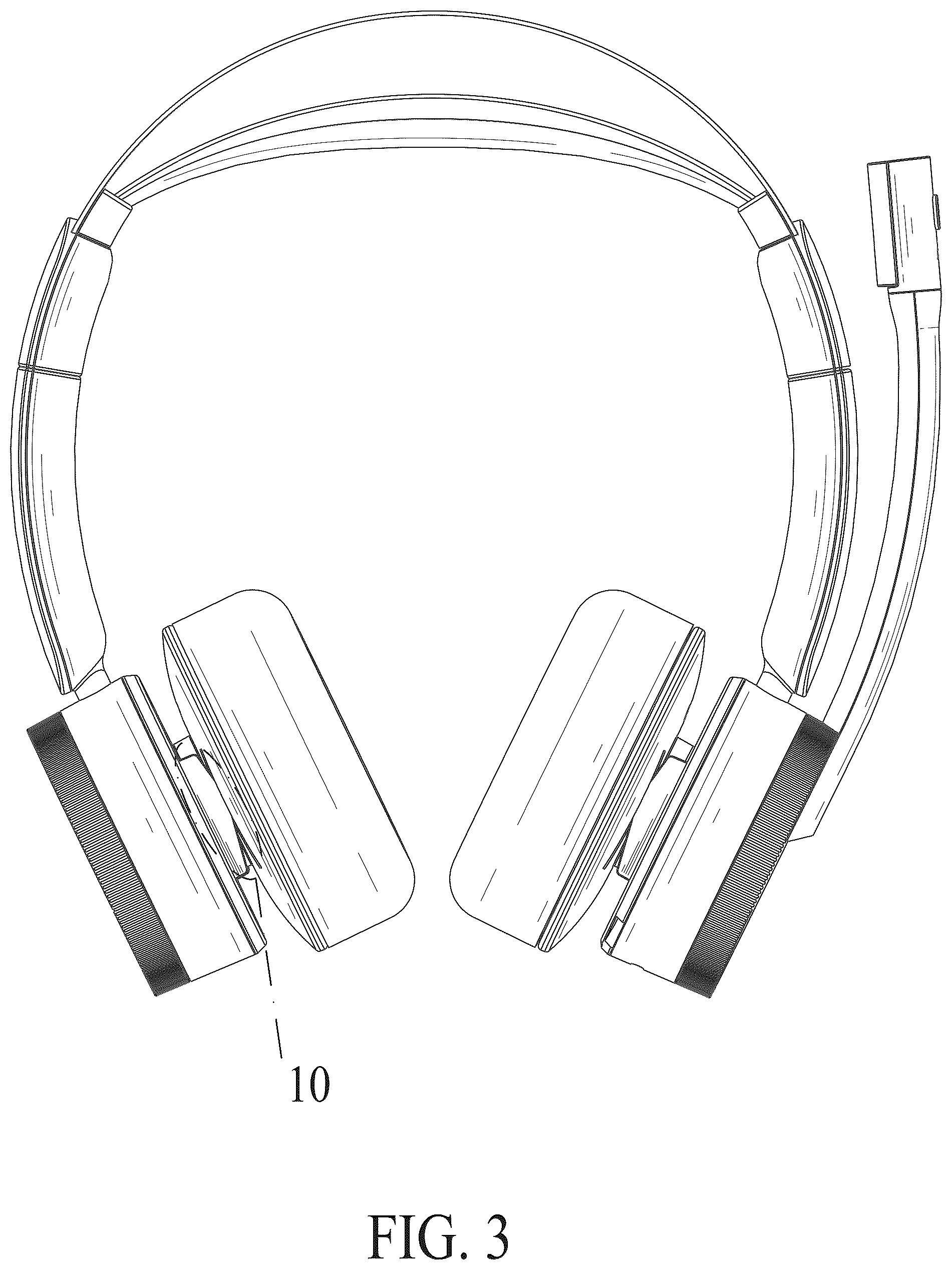 Patent USD1044769 Figure 3 – Headphone