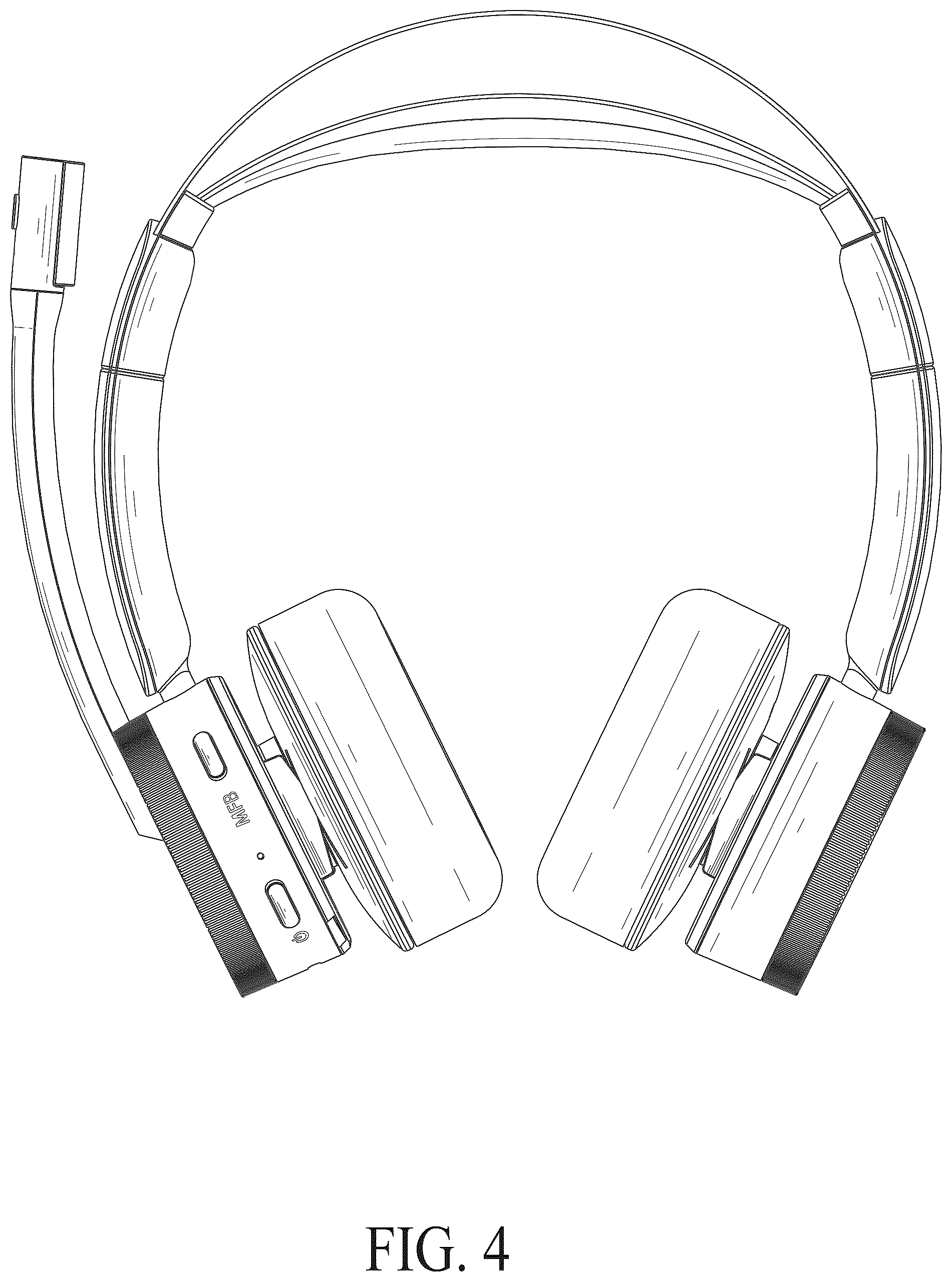 Patent USD1044769 Figure 4 – Headphone