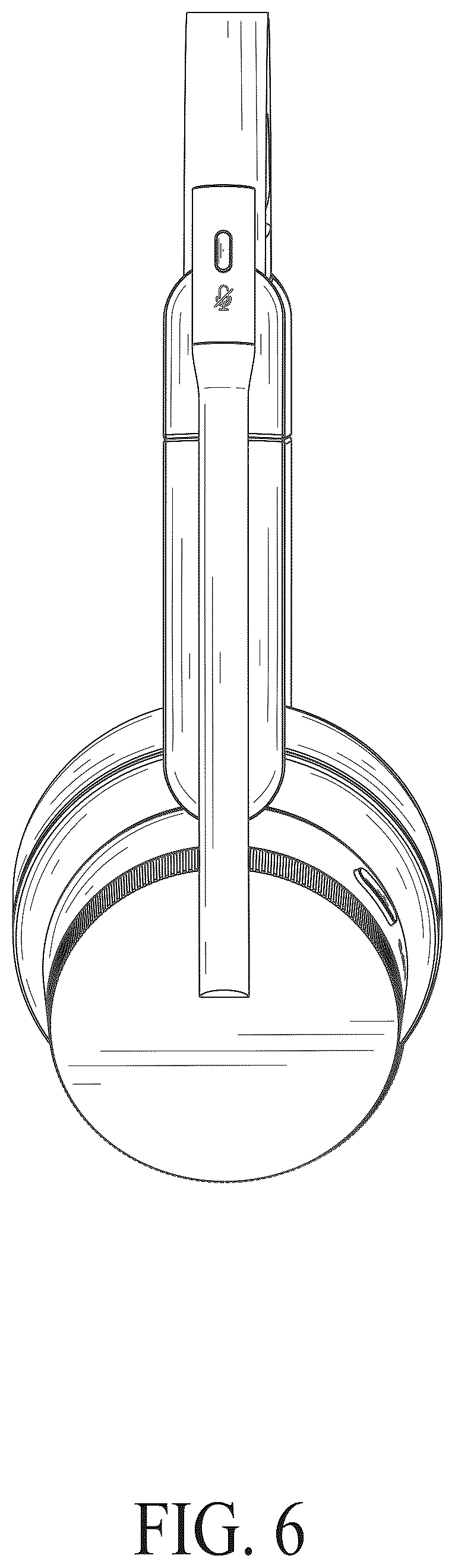 Patent USD1044769 Figure 6 – Headphone