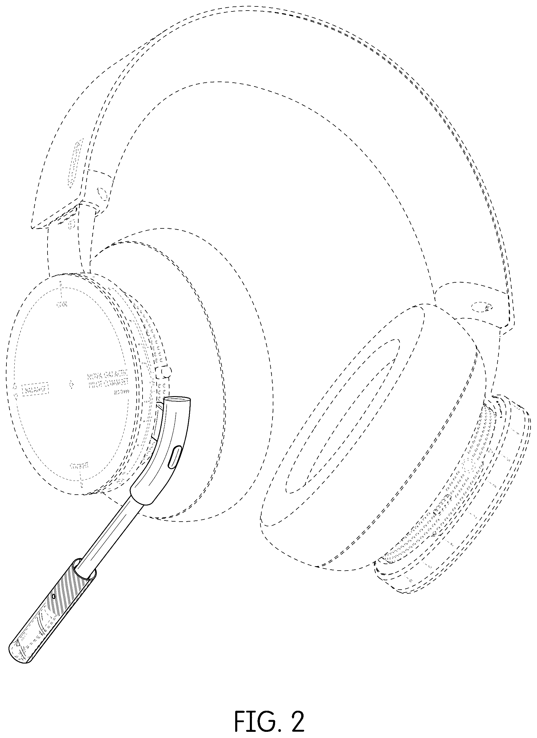 Patent USD1044770 Figure 2 – Headset microphone with transparent portion