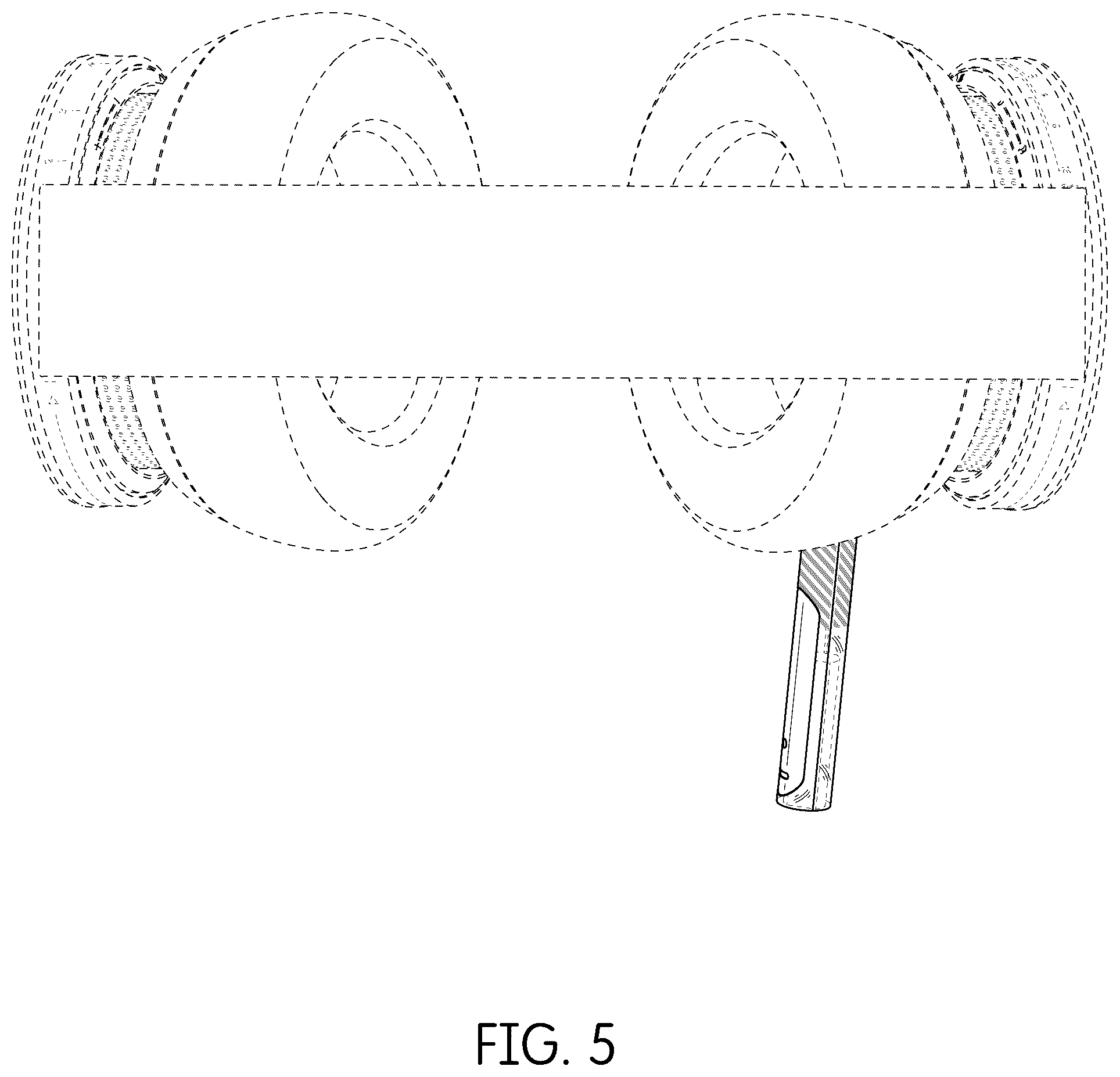 Patent USD1044770 Figure 5 – Headset microphone with transparent portion