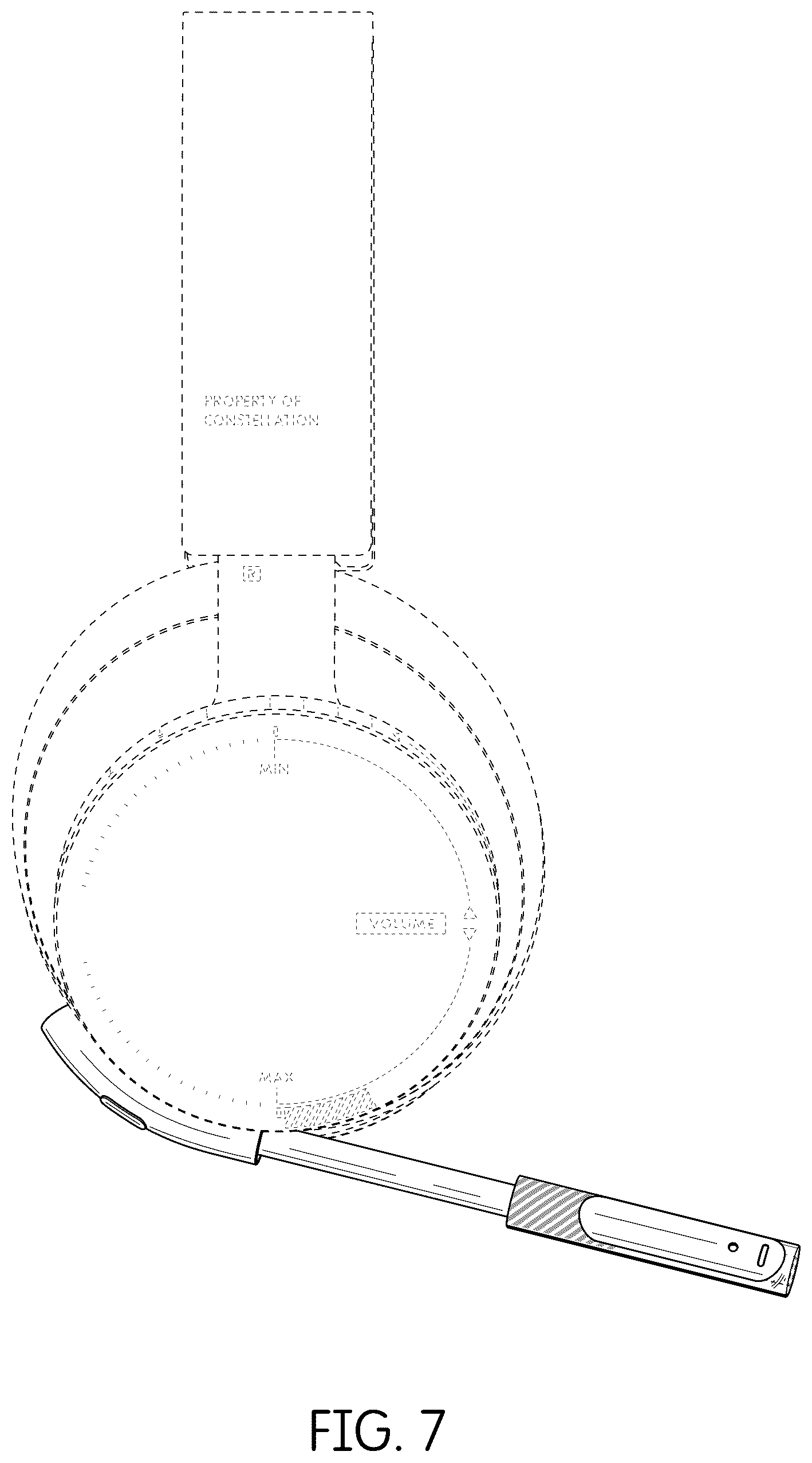 Patent USD1044770 Figure 7 – Headset microphone with transparent portion
