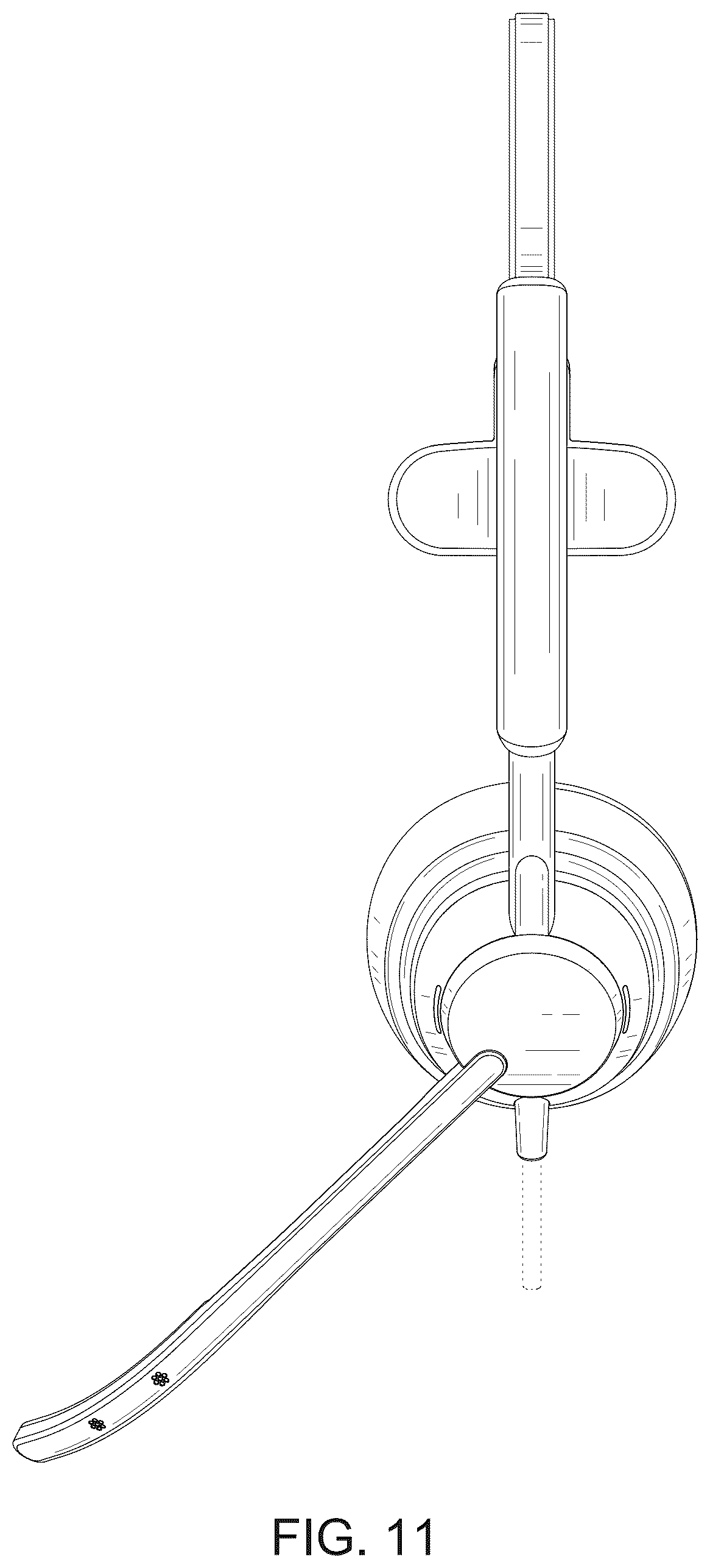 Patent USD1044771 Figure 11 – Headset for telephone
