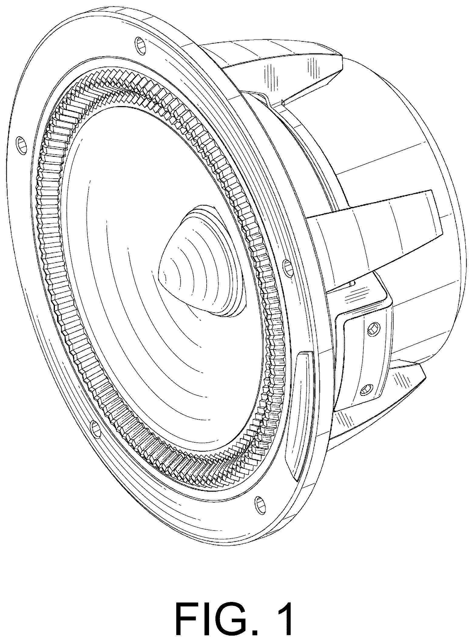 Patent USD1044773 Figure 1 – In-car speaker