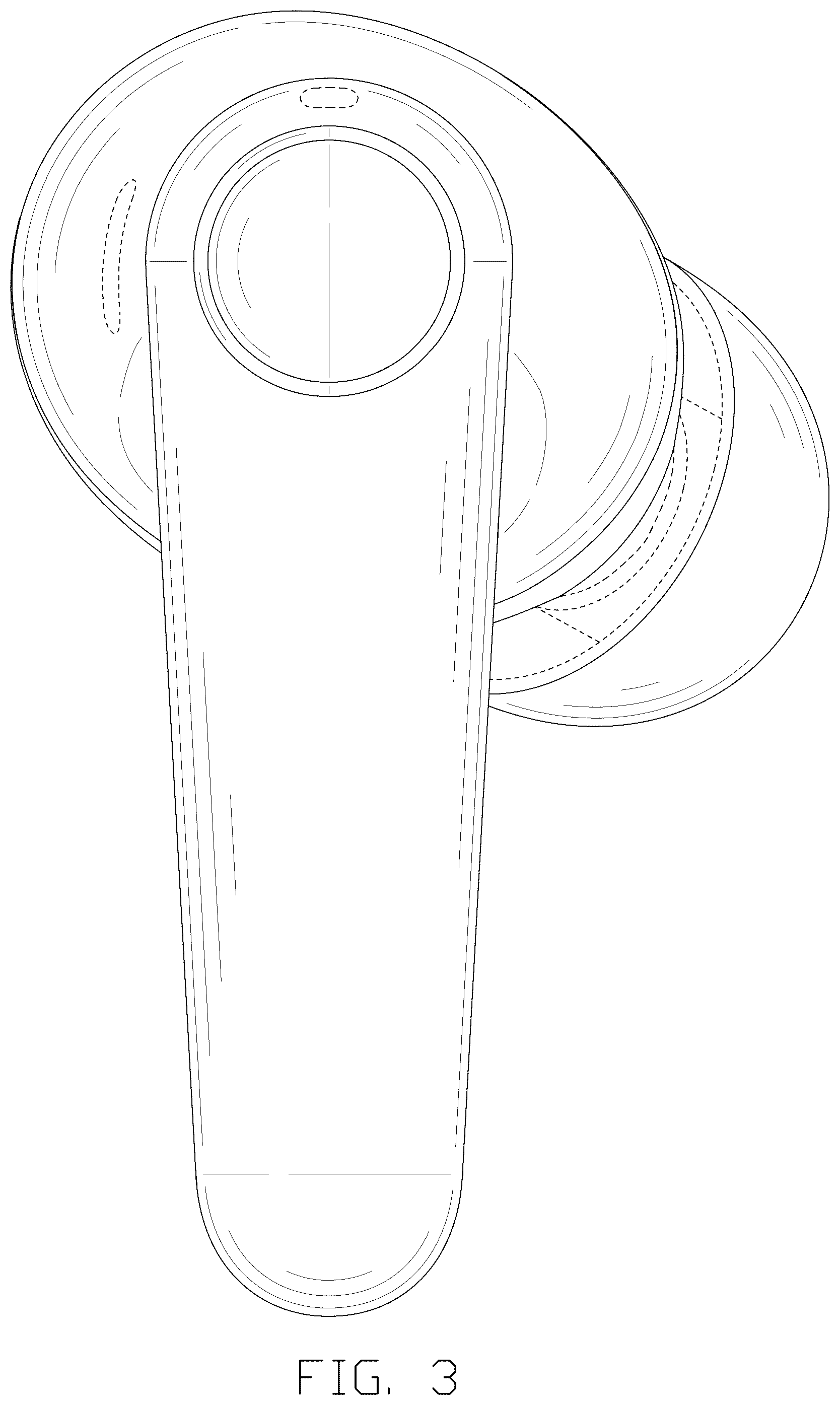 Patent USD1044777 Figure 3 – Pair of earphones