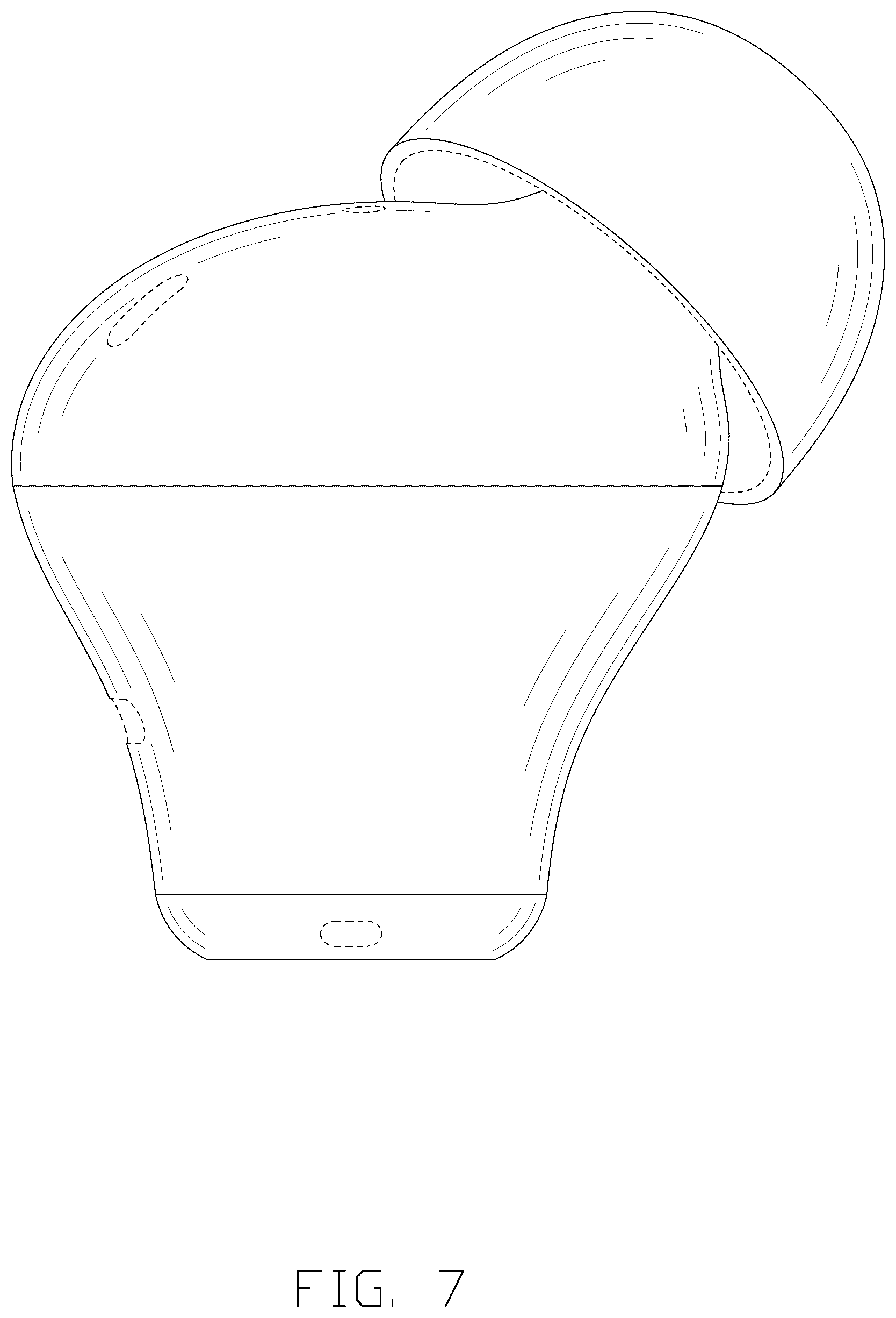 Patent USD1044777 Figure 7 – Pair of earphones