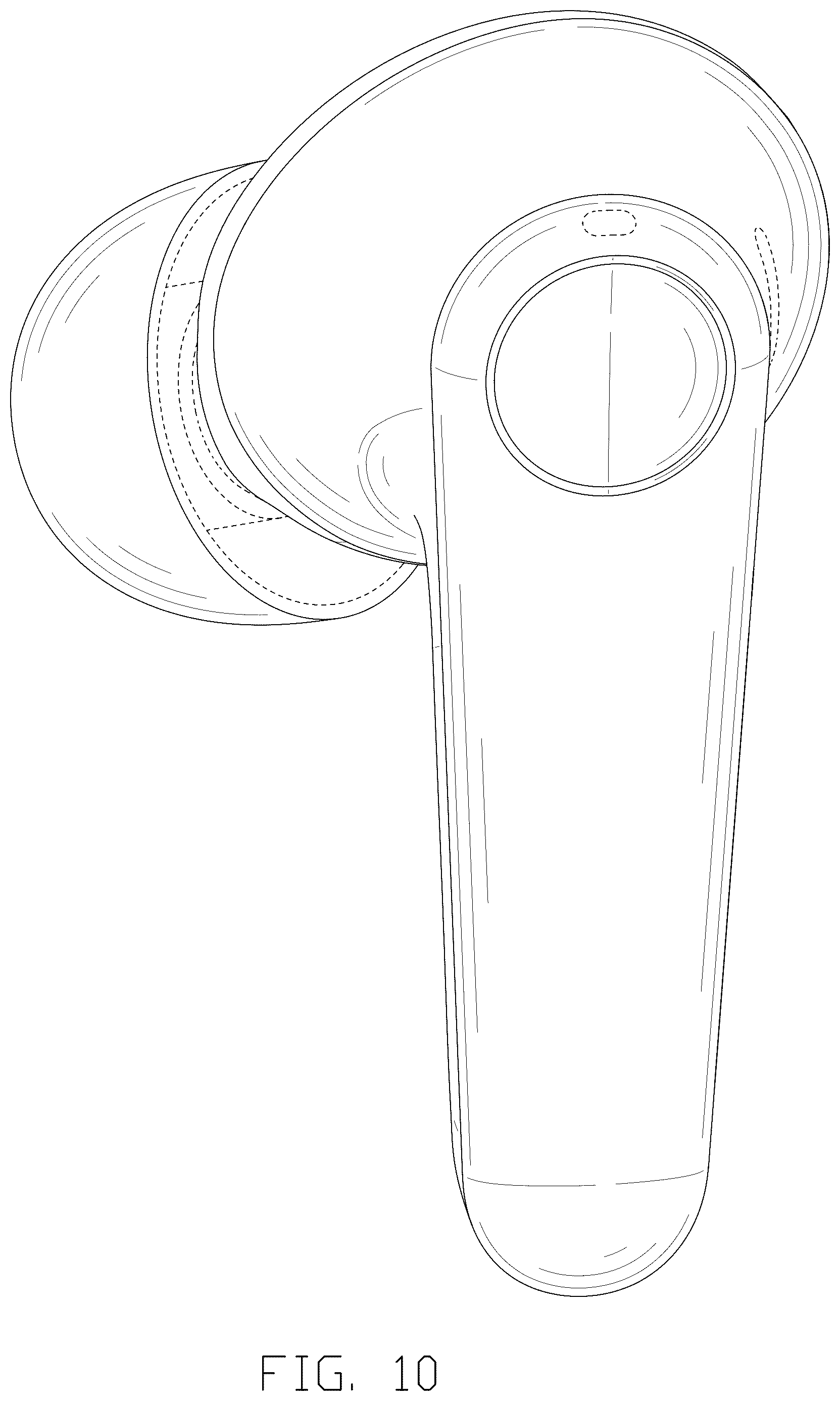 Patent USD1044777 Figure 10 – Pair of earphones