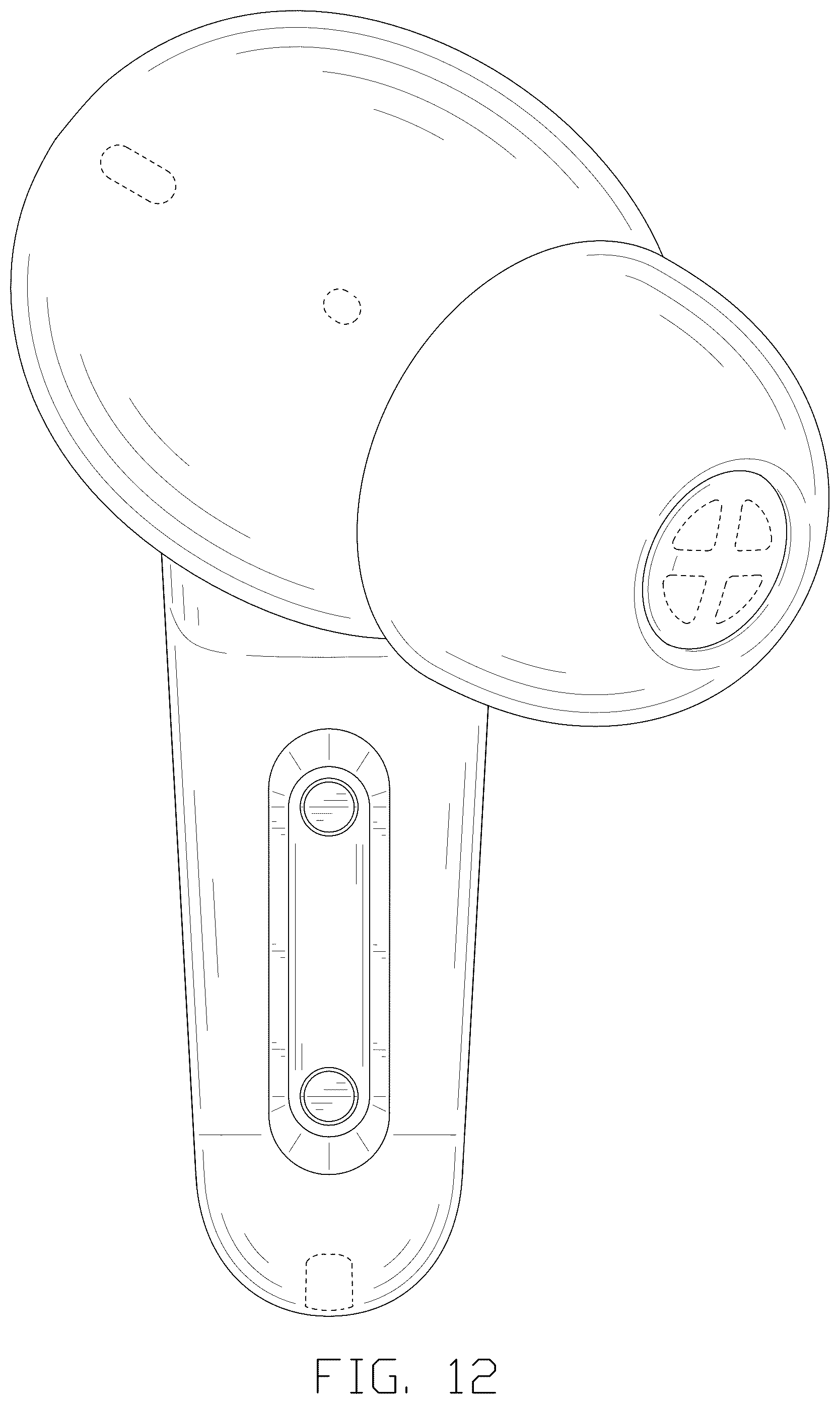 Patent USD1044777 Figure 12 – Pair of earphones
