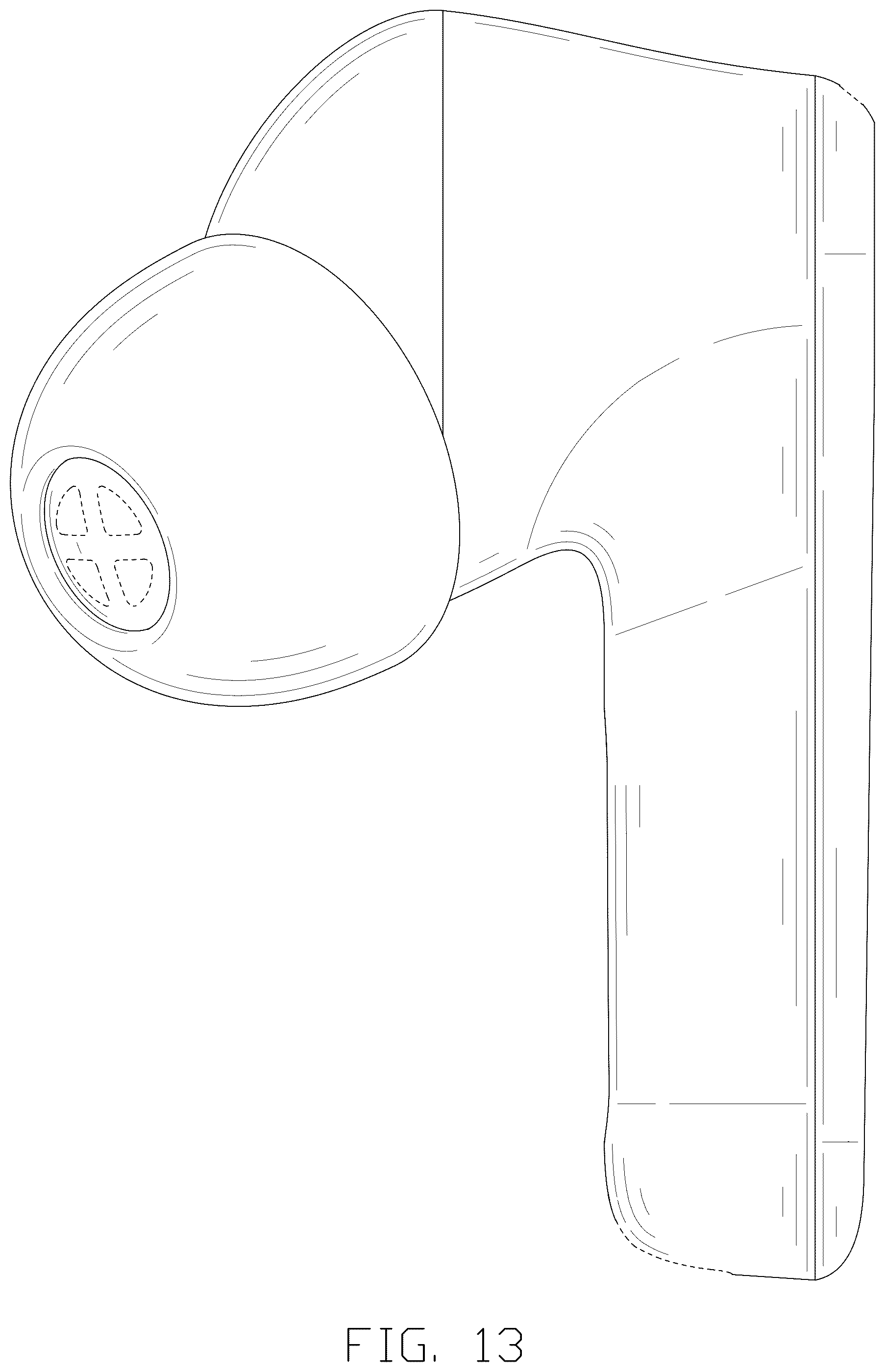 Patent USD1044777 Figure 13 – Pair of earphones