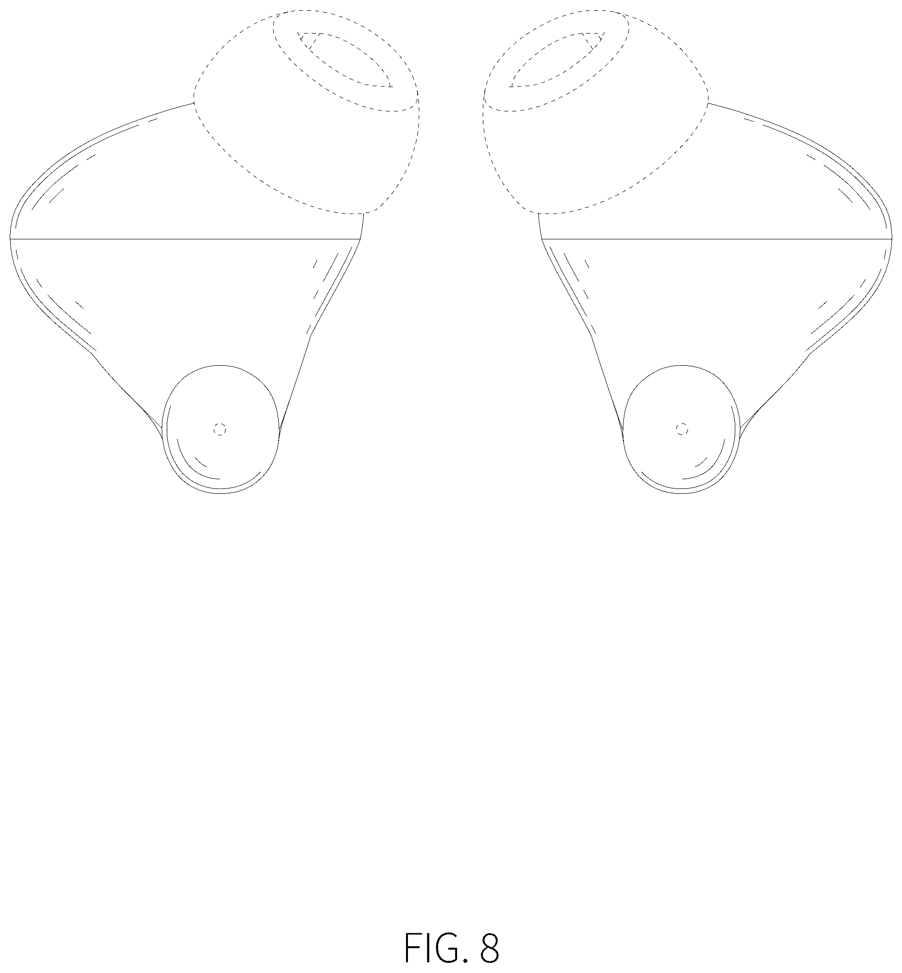 Patent USD1044778 Figure 8 – Wireless earbuds