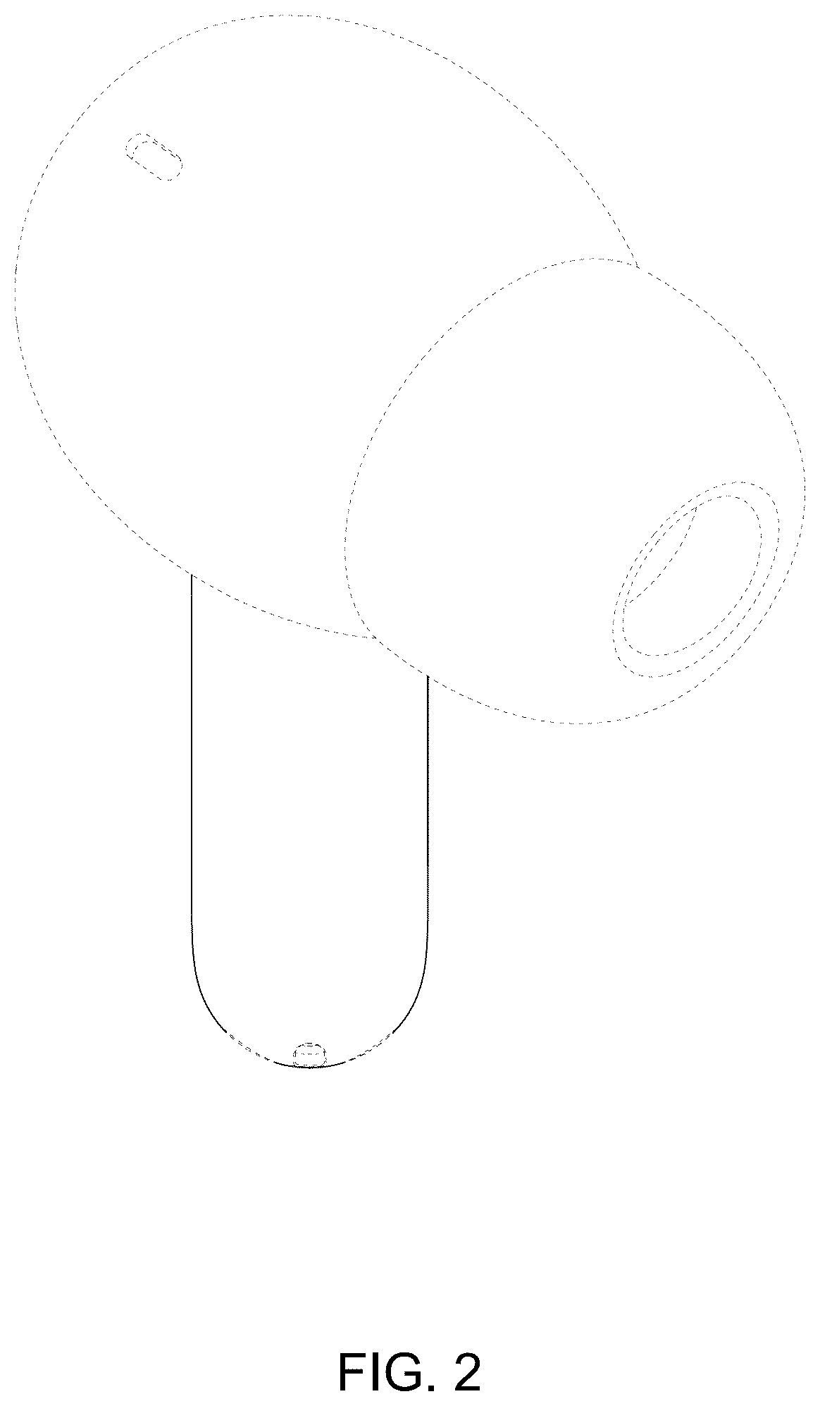 Patent USD1044779 Figure 2 – Earphone