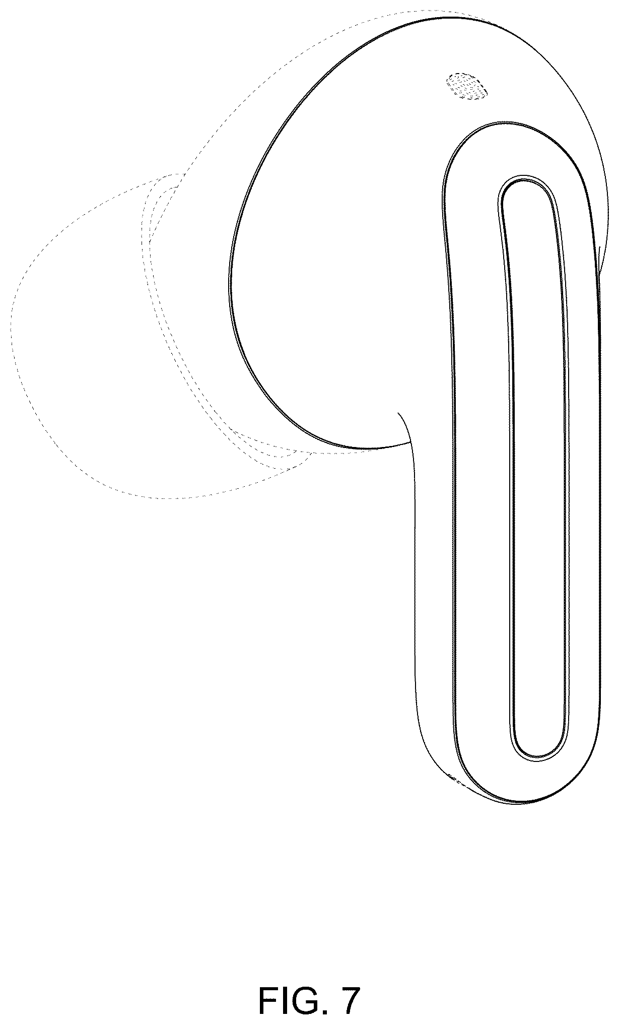 Patent USD1044779 Figure 7 – Earphone