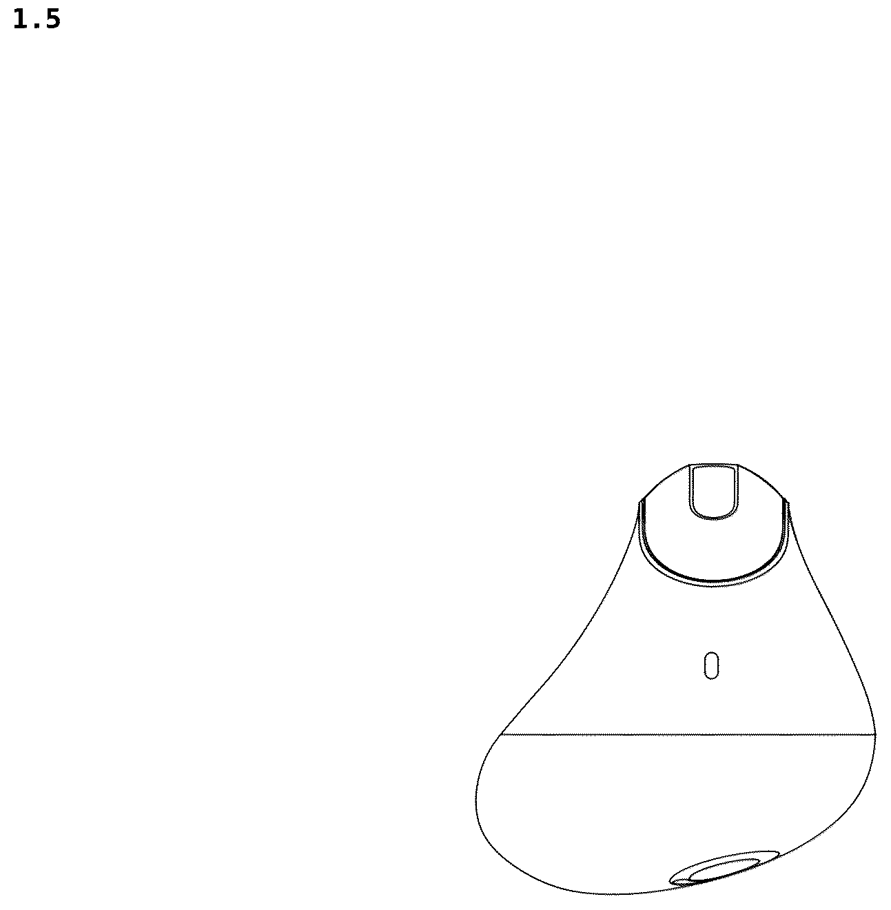 Patent USD1044781 Figure 5 – Earphone