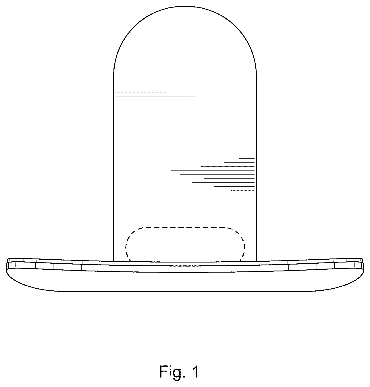 Patent USD1044782 Figure 1 – Wall mount for an audio device