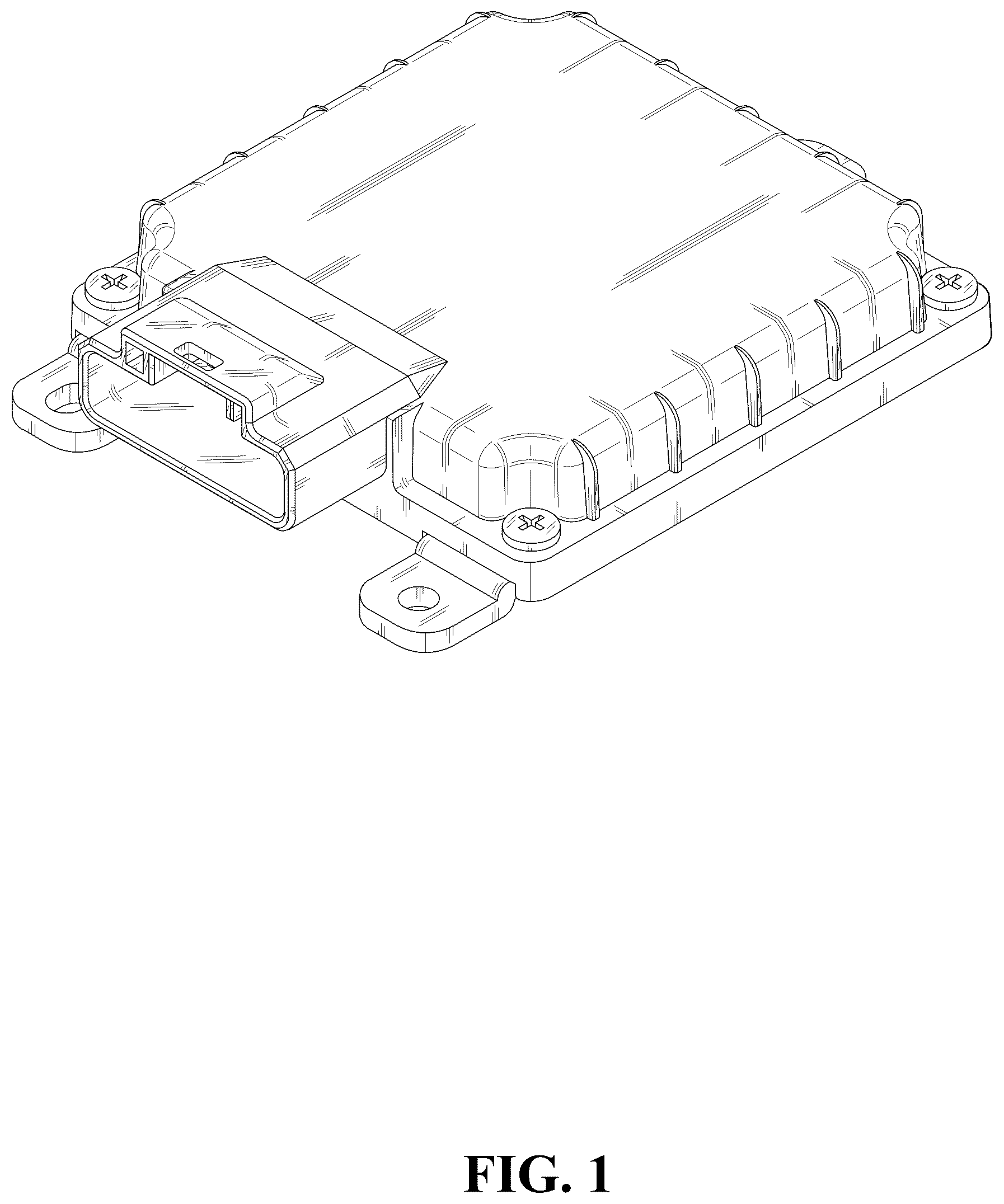 Patent USD1044784 Figure 1 – Automotive millimeter-wave radar device