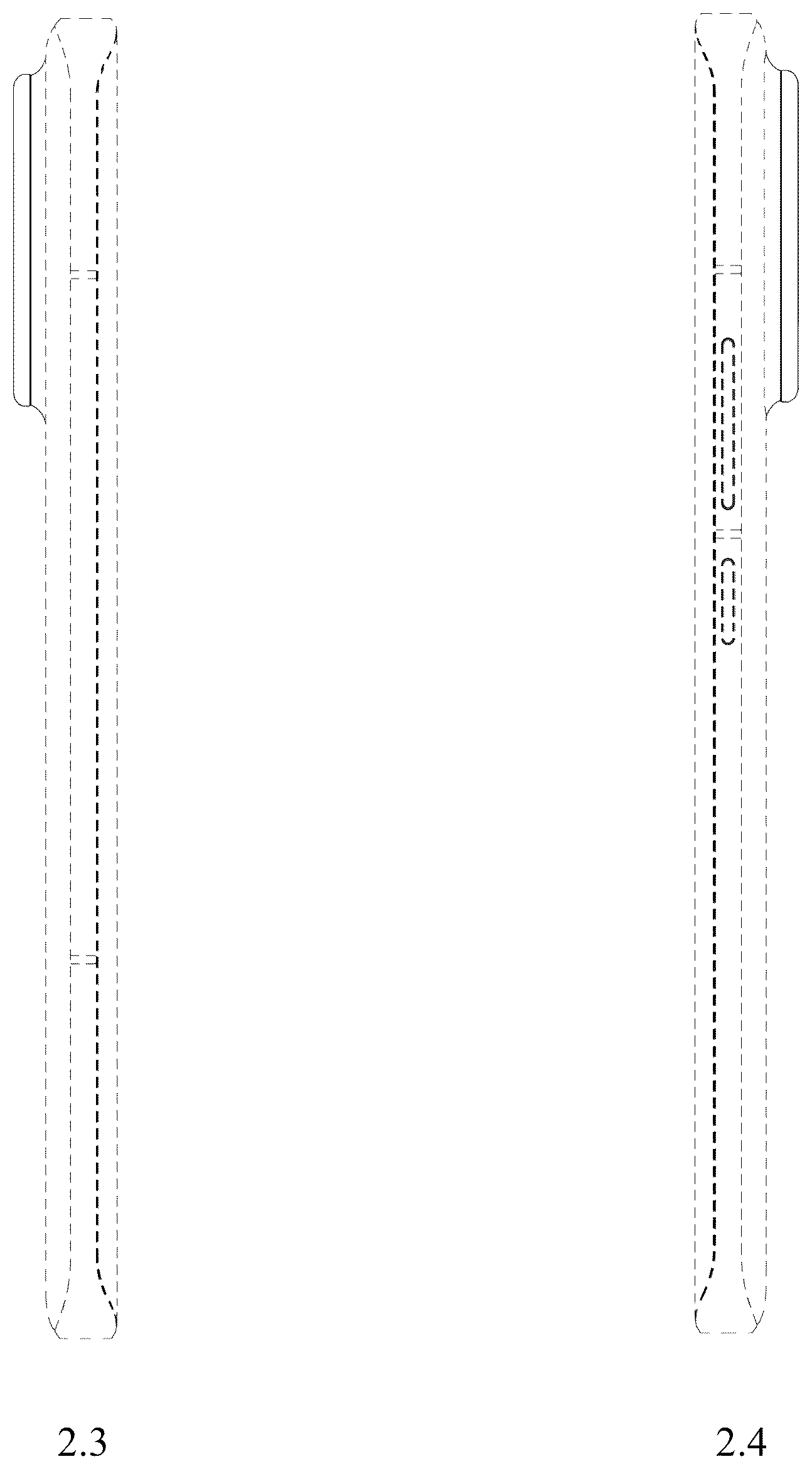 Patent USD1044787 Figure 3 – Mobile phone