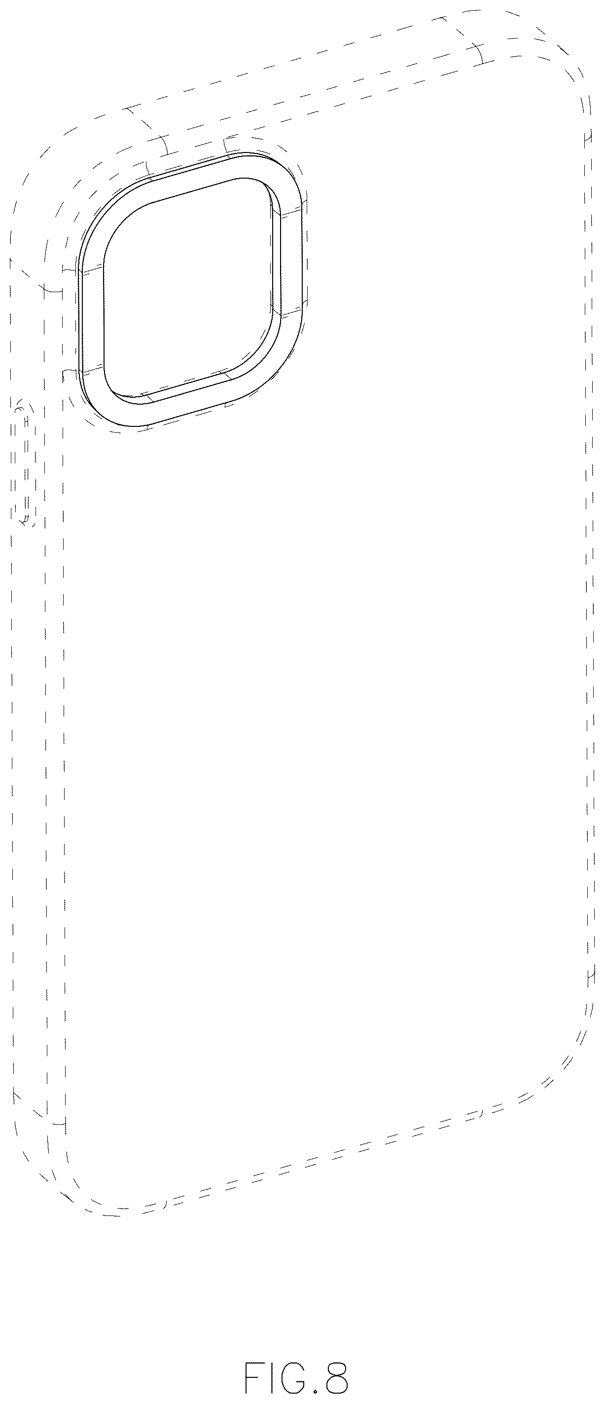 Patent USD1044789 Figure 8 – Mobile phone lens frame