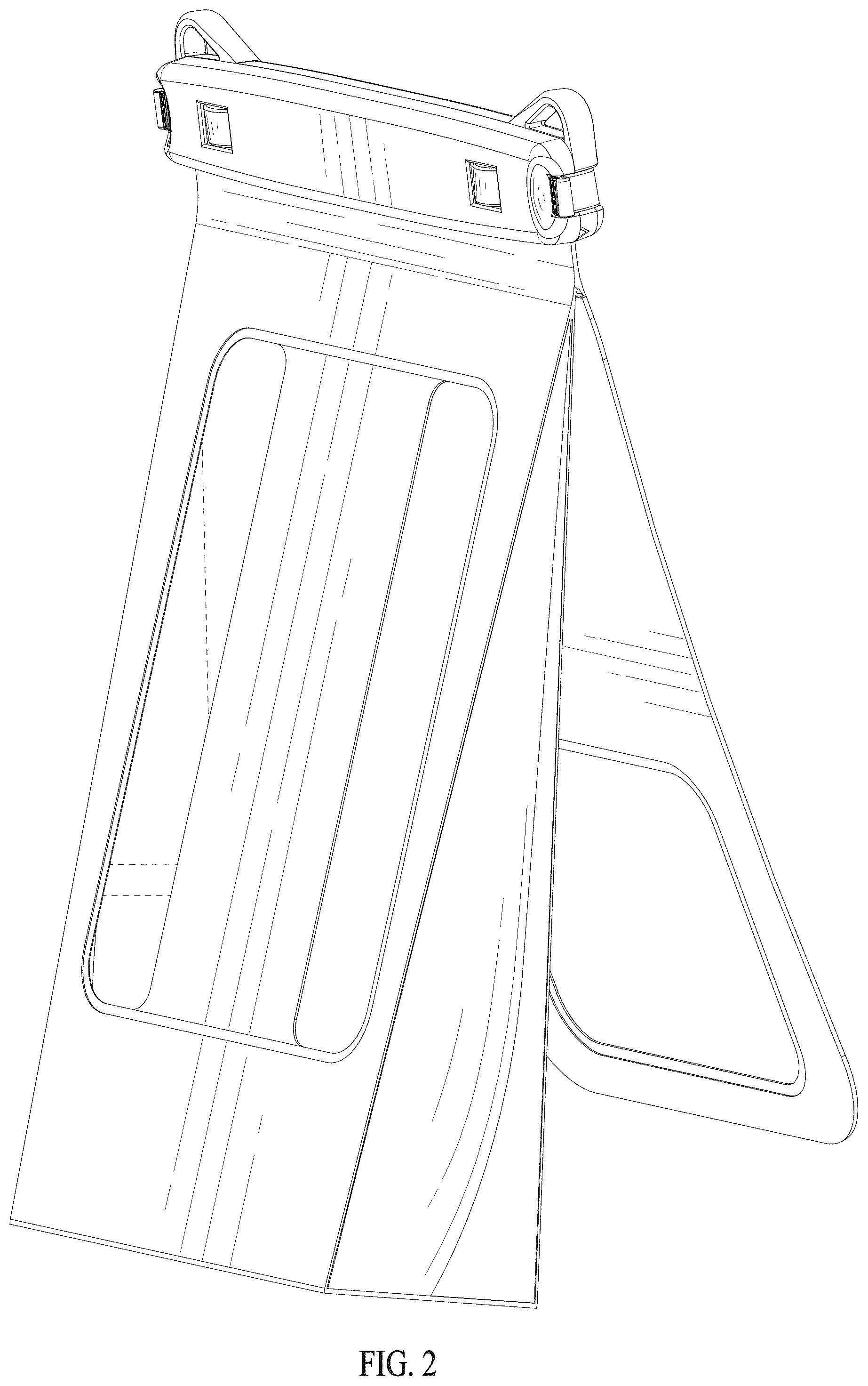 Patent USD1044790 Figure 2 – Waterproof pouch for smart phone