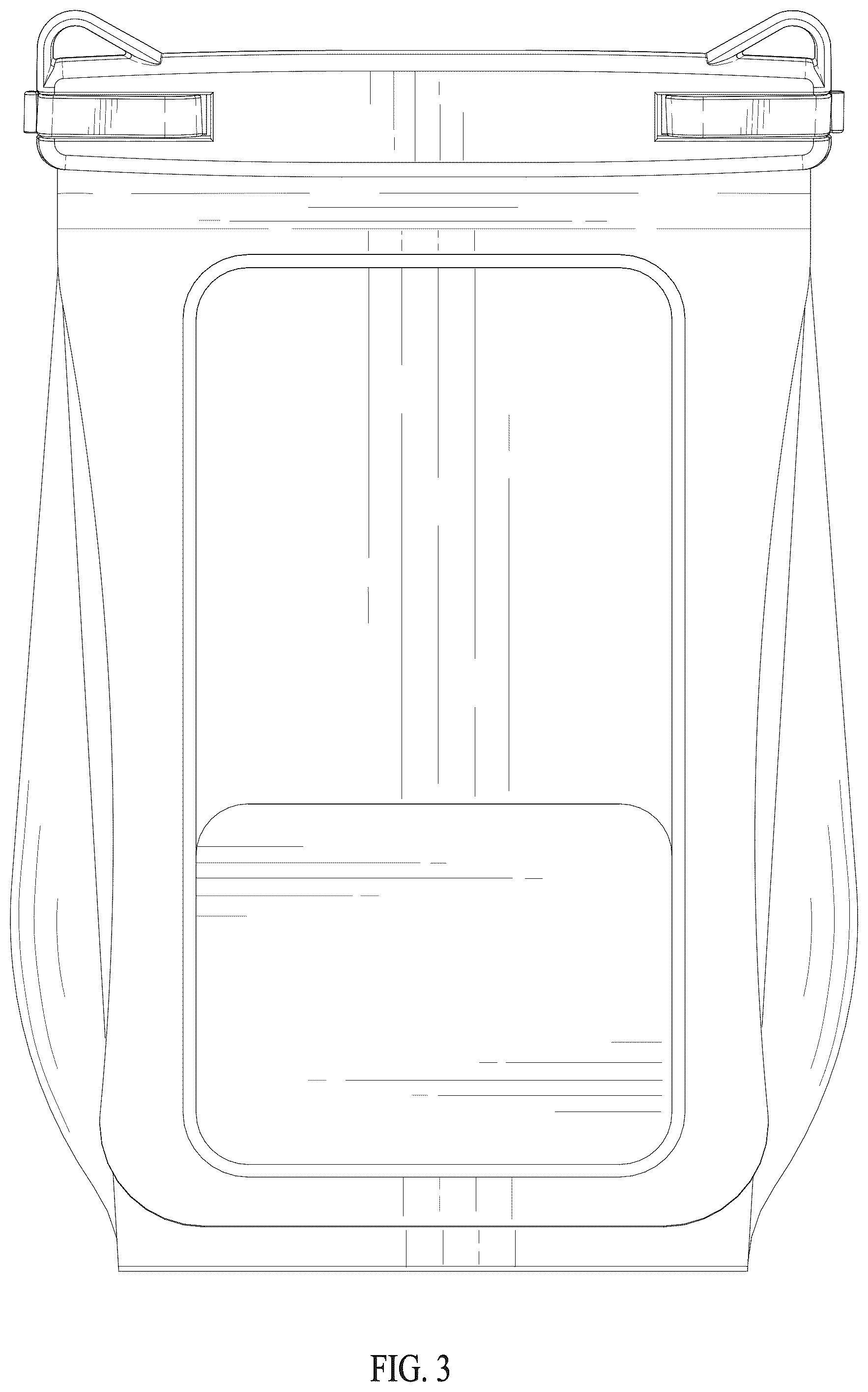 Patent USD1044790 Figure 3 – Waterproof pouch for smart phone