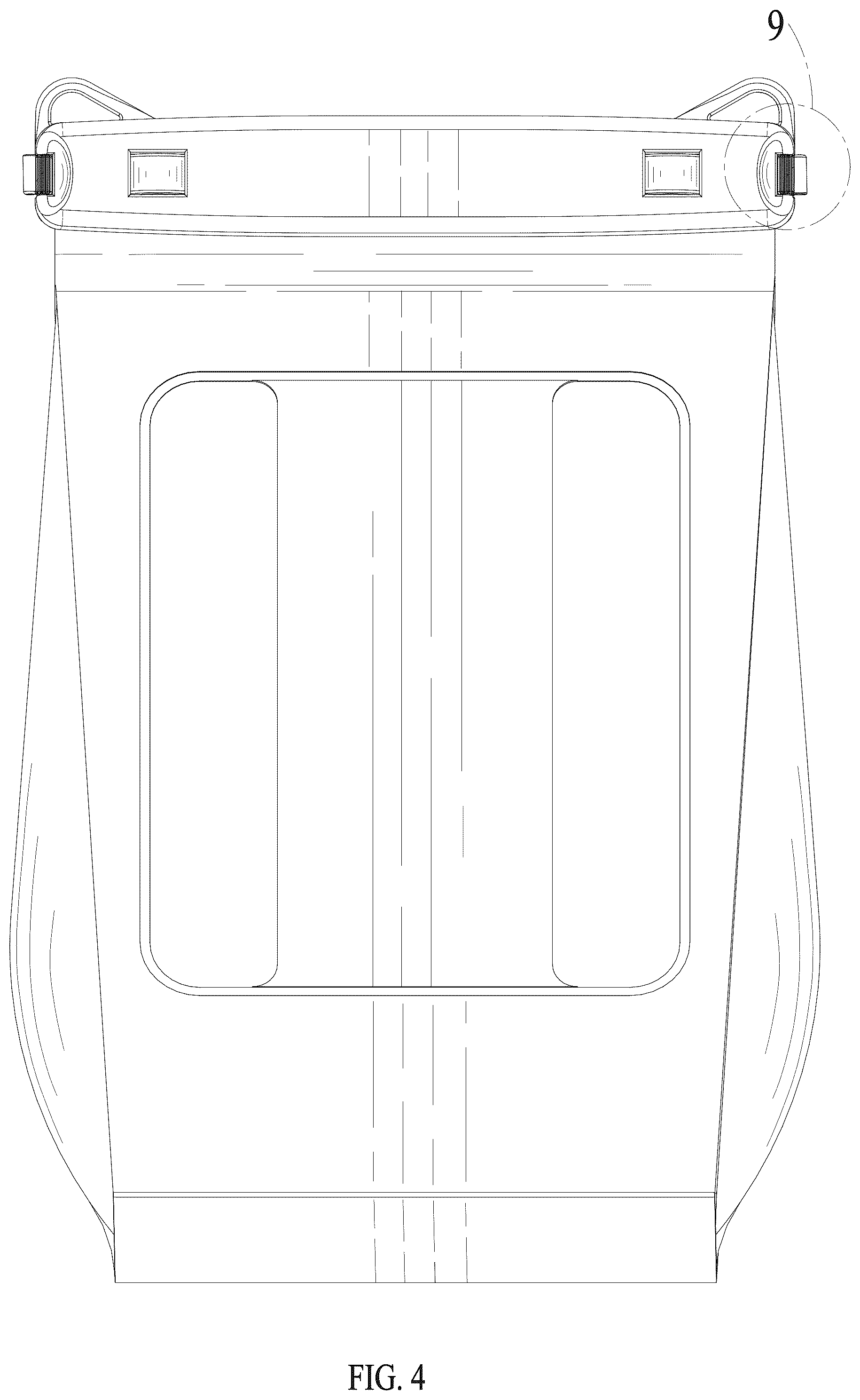 Patent USD1044790 Figure 4 – Waterproof pouch for smart phone