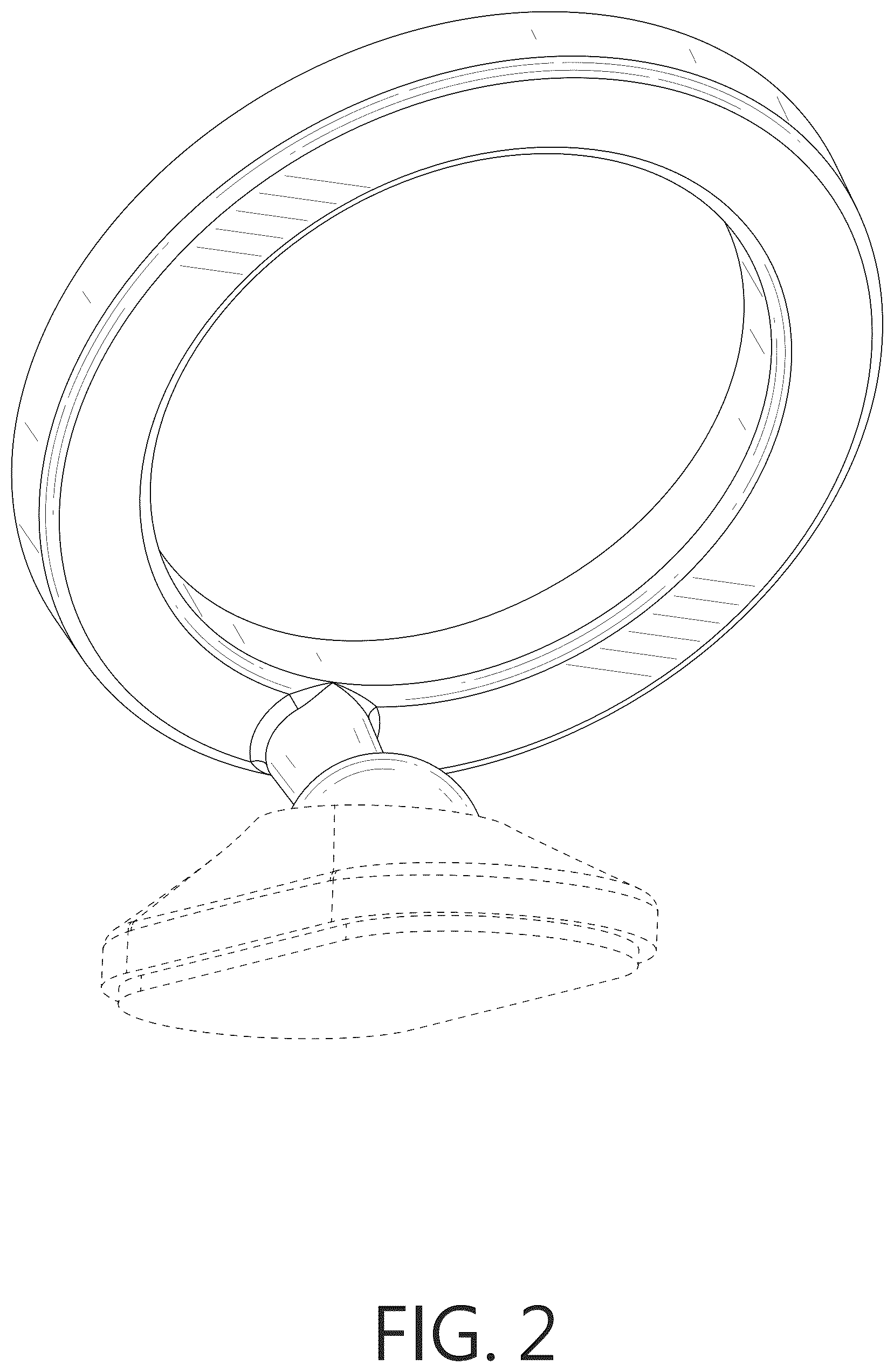 Patent USD1044791 Figure 2 – Magnetic car mount