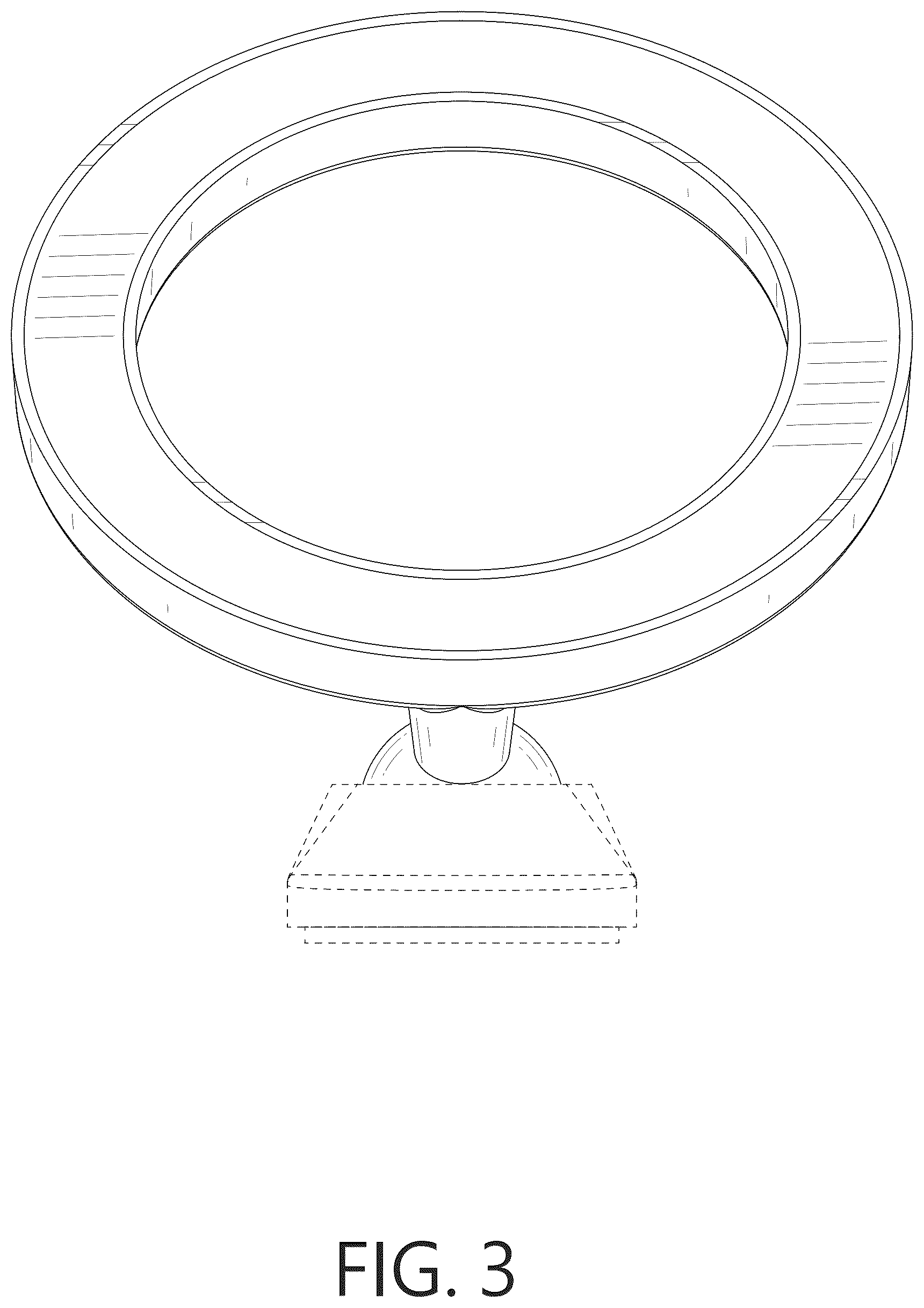 Patent USD1044791 Figure 3 – Magnetic car mount